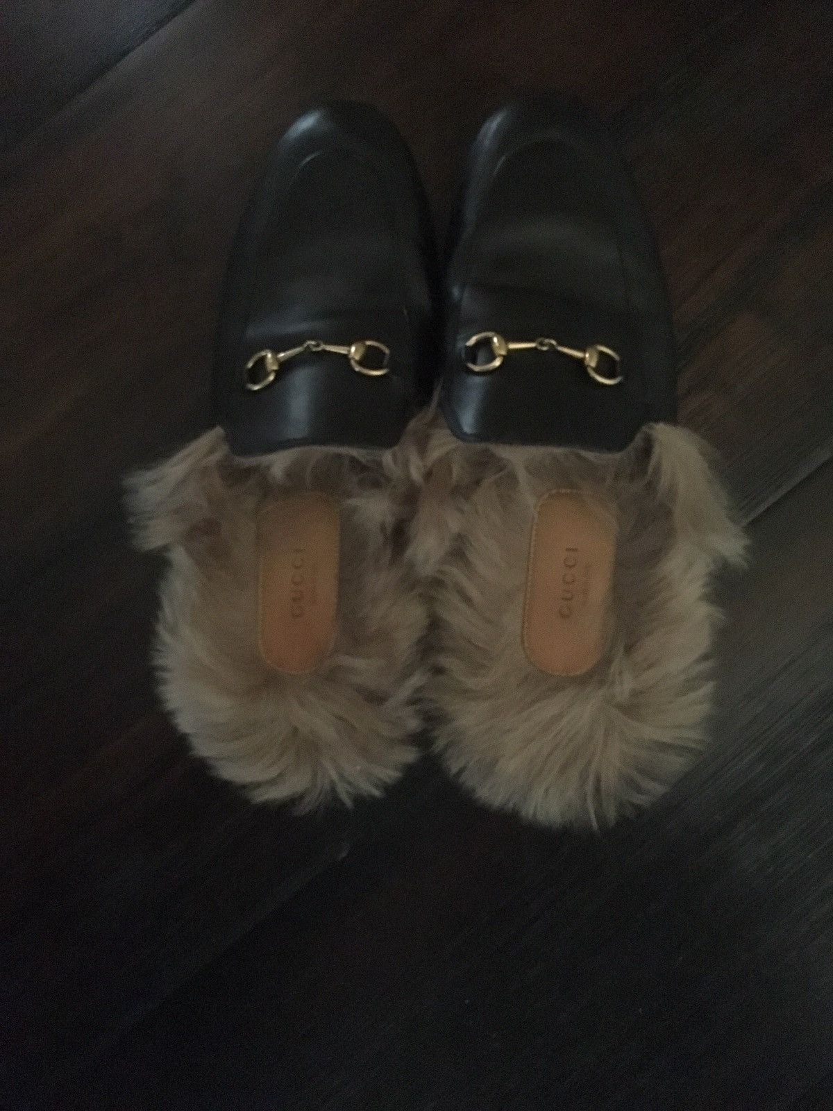 Gucci Princetown' Genuine Kangaroo Fur Slip-On Loafer | Grailed