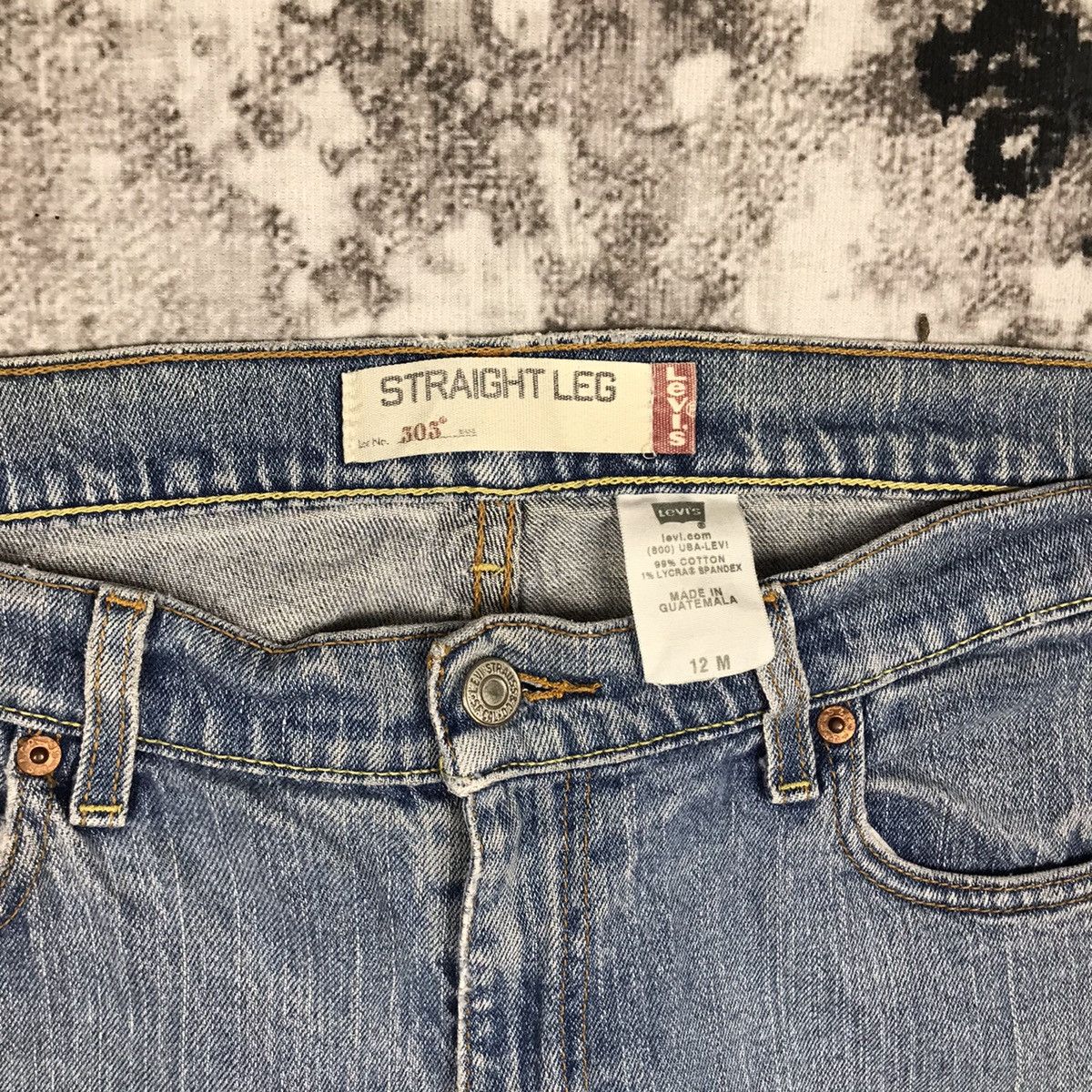 Levi's × Vintage Vintage Levis 505 Baggy Straight Leg Light Wash Denim Jeans Size 34" / US 12 / IT 48 - 8 Thumbnail