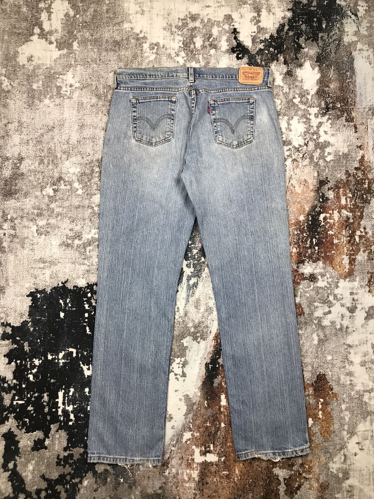 Levi's × Vintage Vintage Levis 505 Baggy Straight Leg Light Wash Denim Jeans Size 34" / US 12 / IT 48 - 1 Thumbnail