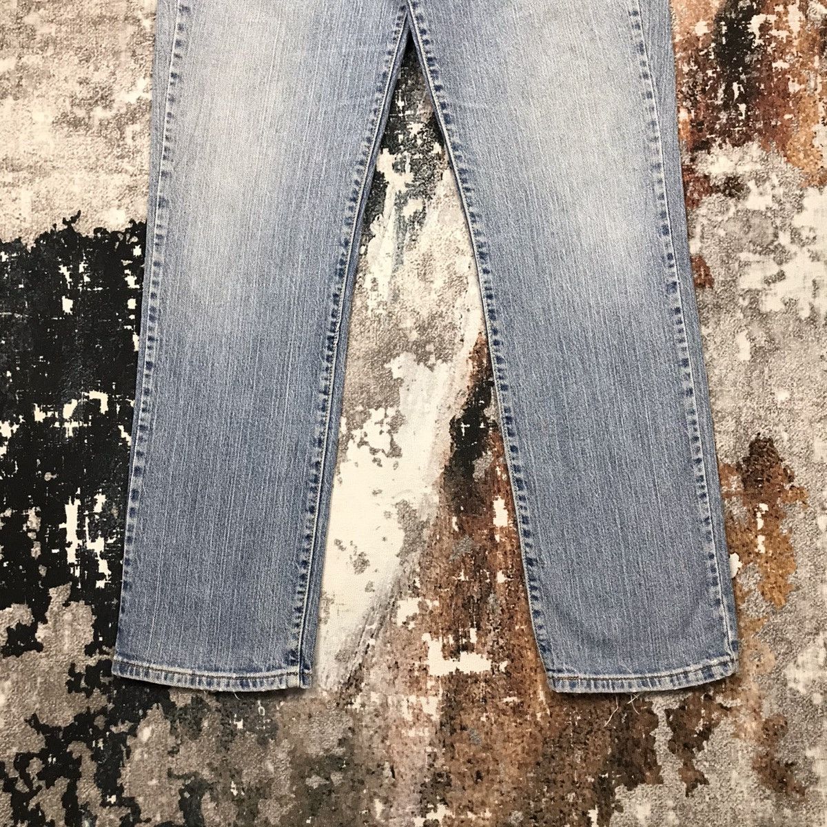 Levi's × Vintage Vintage Levis 505 Baggy Straight Leg Light Wash Denim Jeans Size 34" / US 12 / IT 48 - 9 Thumbnail
