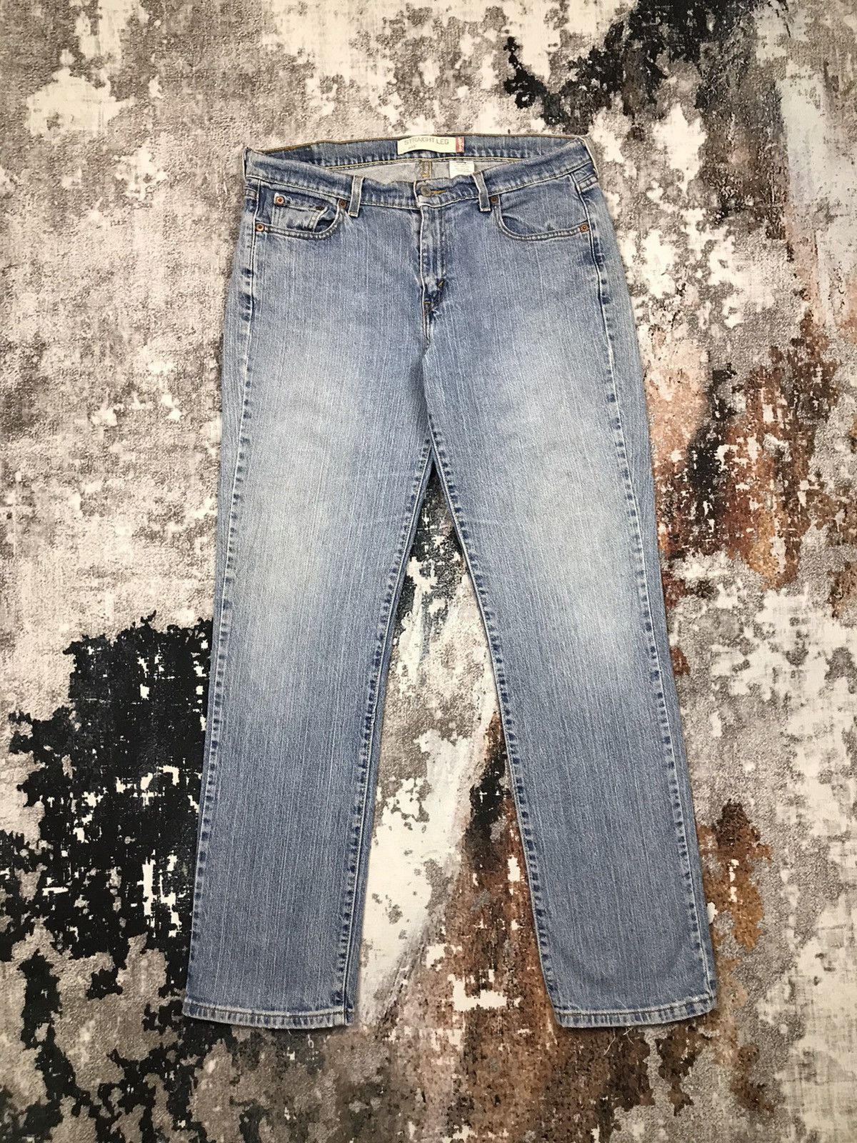 Levi's × Vintage Vintage Levis 505 Baggy Straight Leg Light Wash Denim Jeans Size 34" / US 12 / IT 48 - 5 Thumbnail
