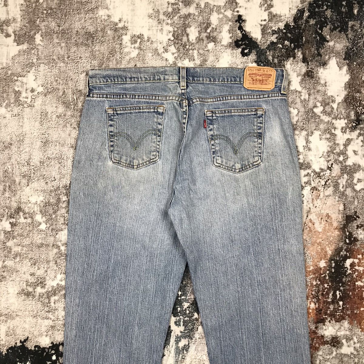Levi's × Vintage Vintage Levis 505 Baggy Straight Leg Light Wash Denim Jeans Size 34" / US 12 / IT 48 - 2 Thumbnail