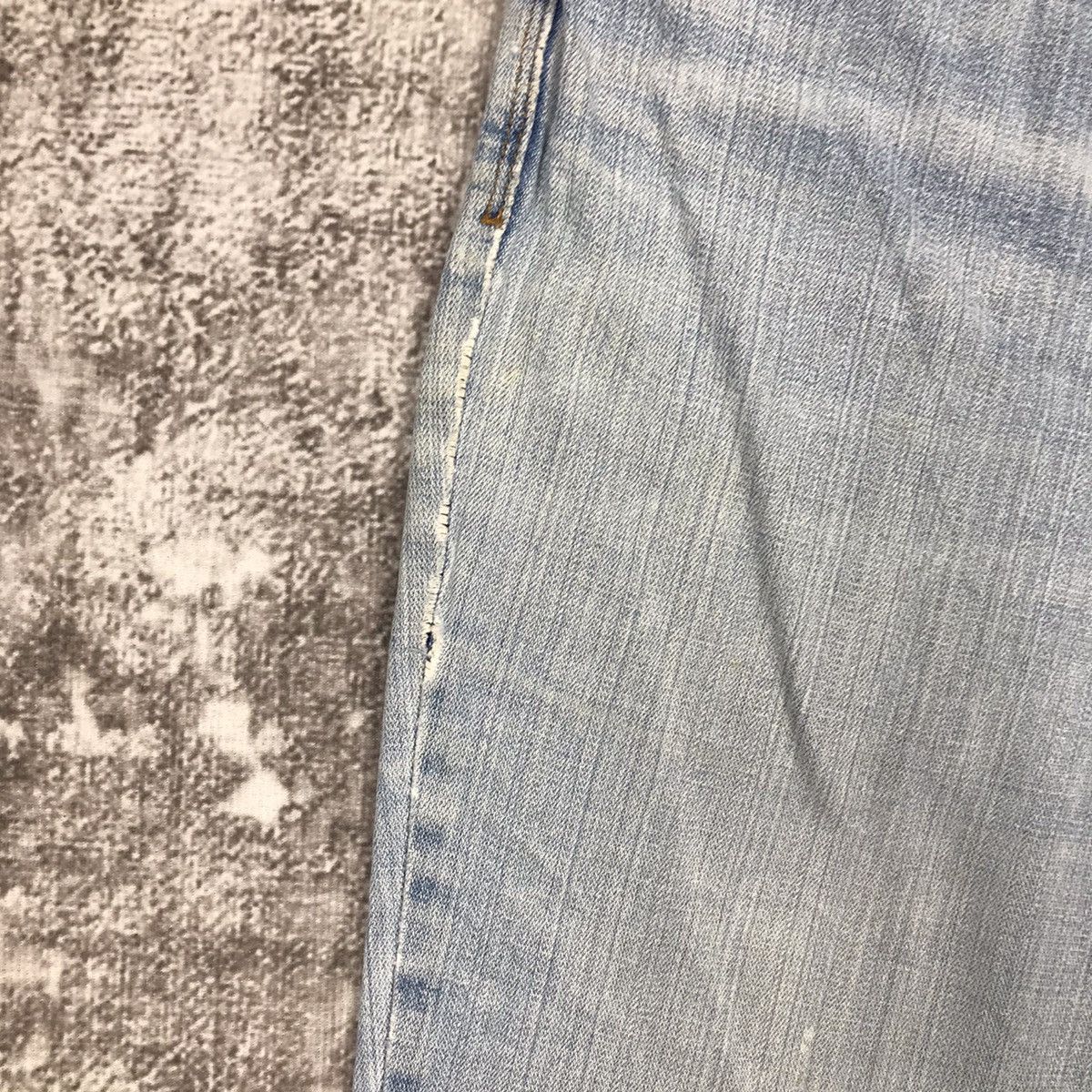 Levi's × Vintage Vintage Levis 525 Baggy Distressed Design Denim Jeans Size 33" - 12 Thumbnail