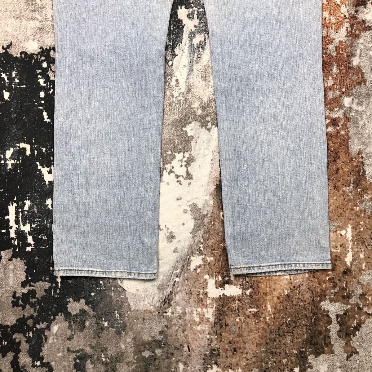 Levi's × Vintage Vintage Levis 525 Baggy Distressed Design Denim Jeans Size 33" - 14 Thumbnail
