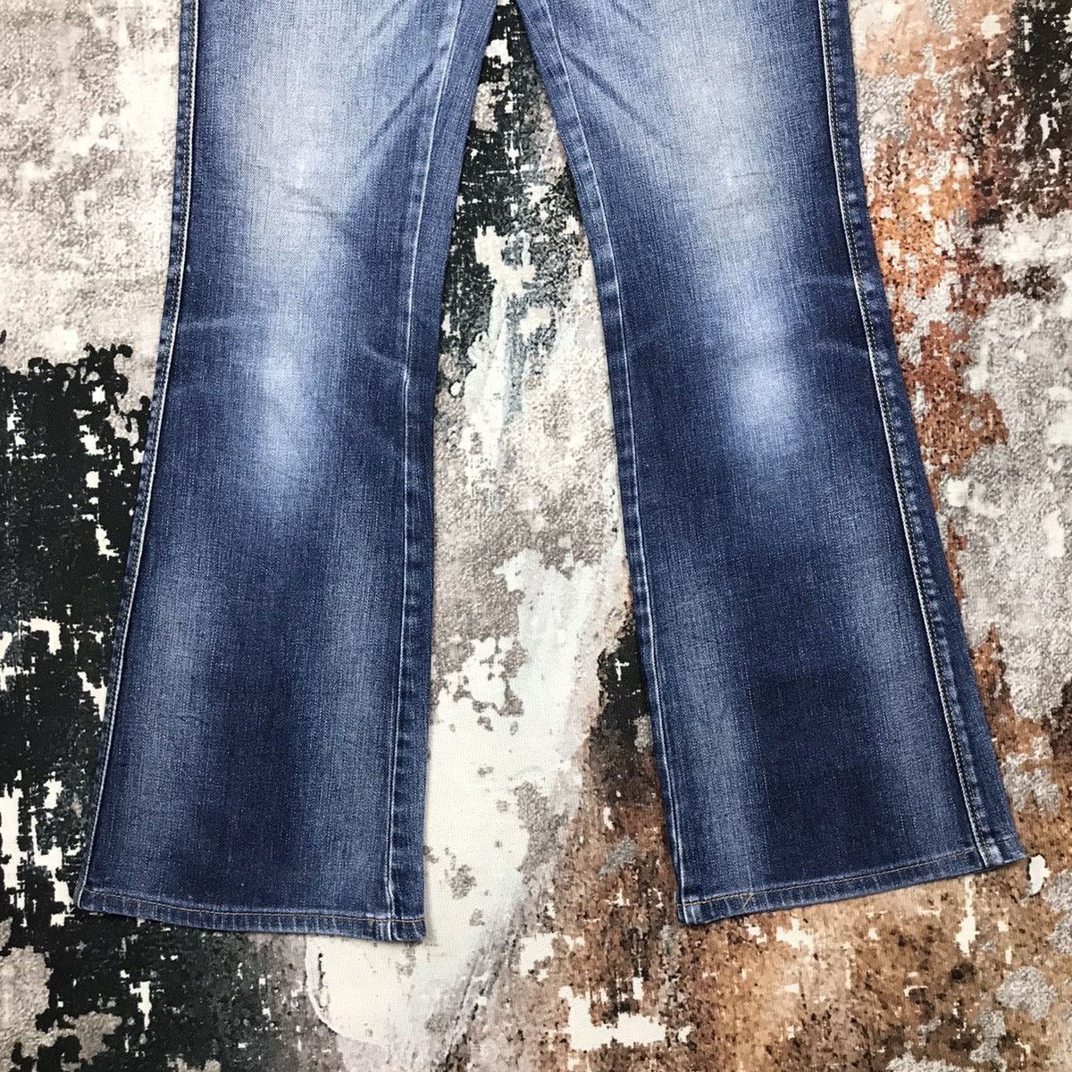 Levi's × Vintage Vintage Levis Lady Style Flare Light Wash Denim Jeans Size 28" / US 6 / IT 42 - 10 Thumbnail