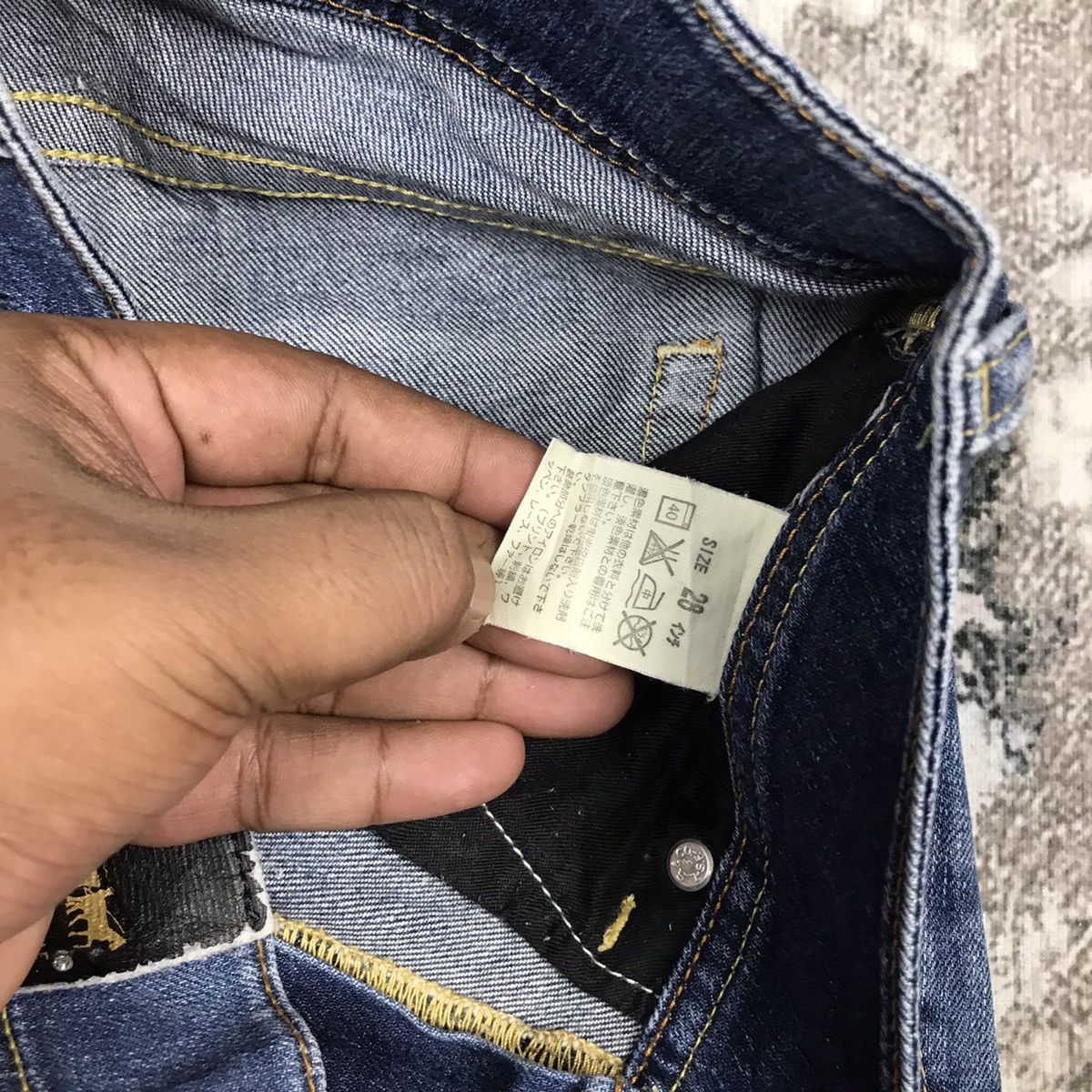 Levi's × Vintage Vintage Levis Lady Style Flare Light Wash Denim Jeans Size 28" / US 6 / IT 42 - 11 Thumbnail