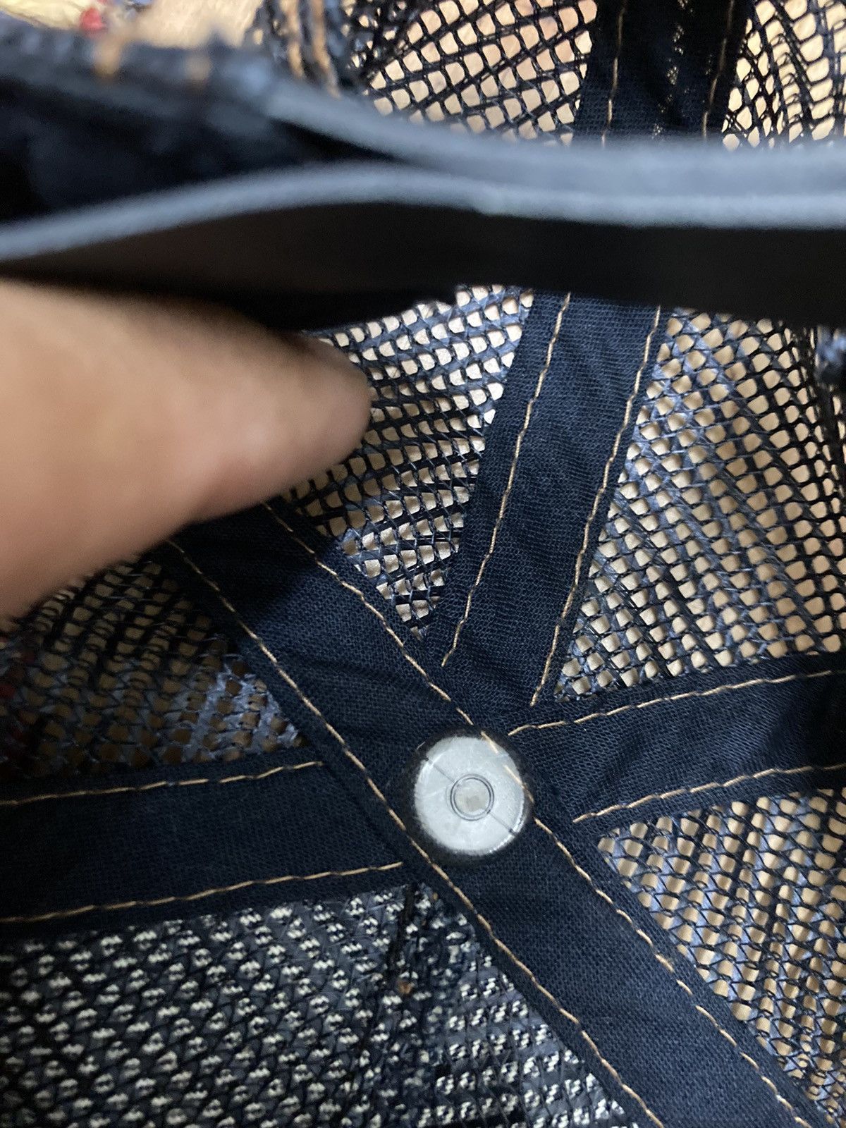 Vintage Von Dutch trucker denim hat