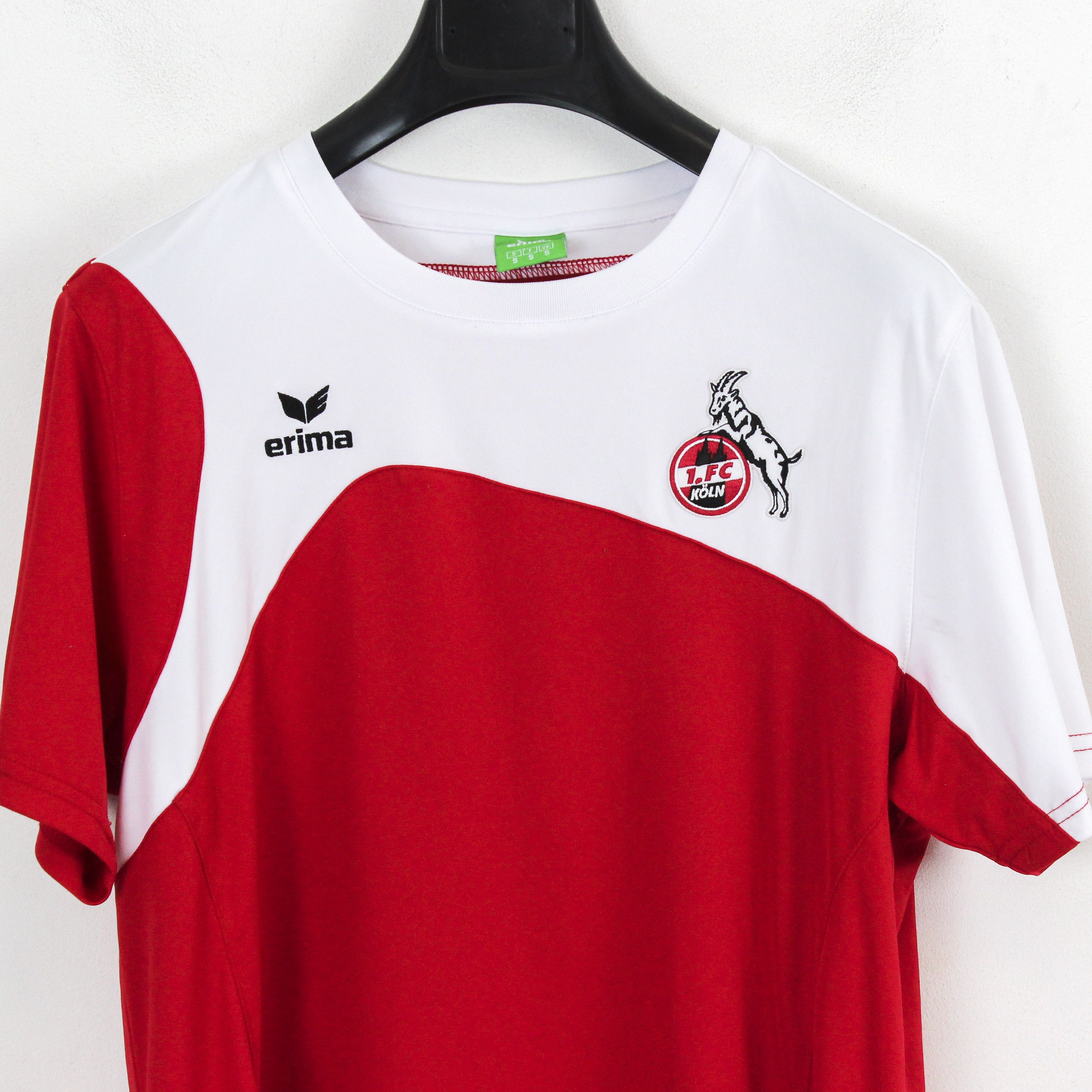 Erima FC Köln Men S Football Soccer Practice Jersey Shirt Training Size US S / EU 44-46 / 1 - 2 Thumbnail