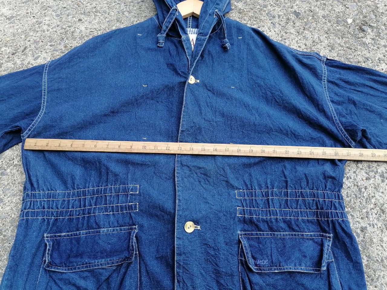 Designer × Japanese Brand Omphalos Anglo Buttons Denim Jacket Size XL / US 12-14 / IT 48-50 - 2 Thumbnail