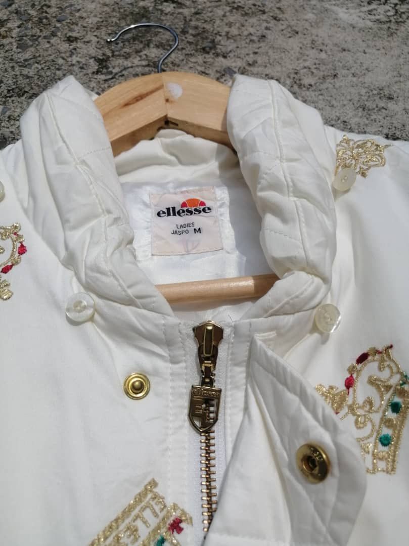 Ellesse × Vintage Vintage Ellesse Ladies Outerwear Jacket Size L / US 10 / IT 46 - 5 Thumbnail
