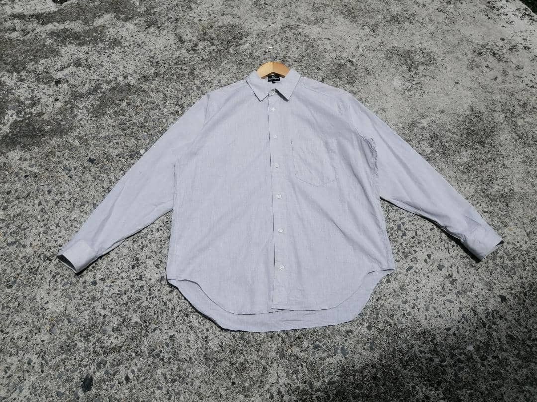 Issey Miyake Basic Plain Longsleeve Buttons Shirt