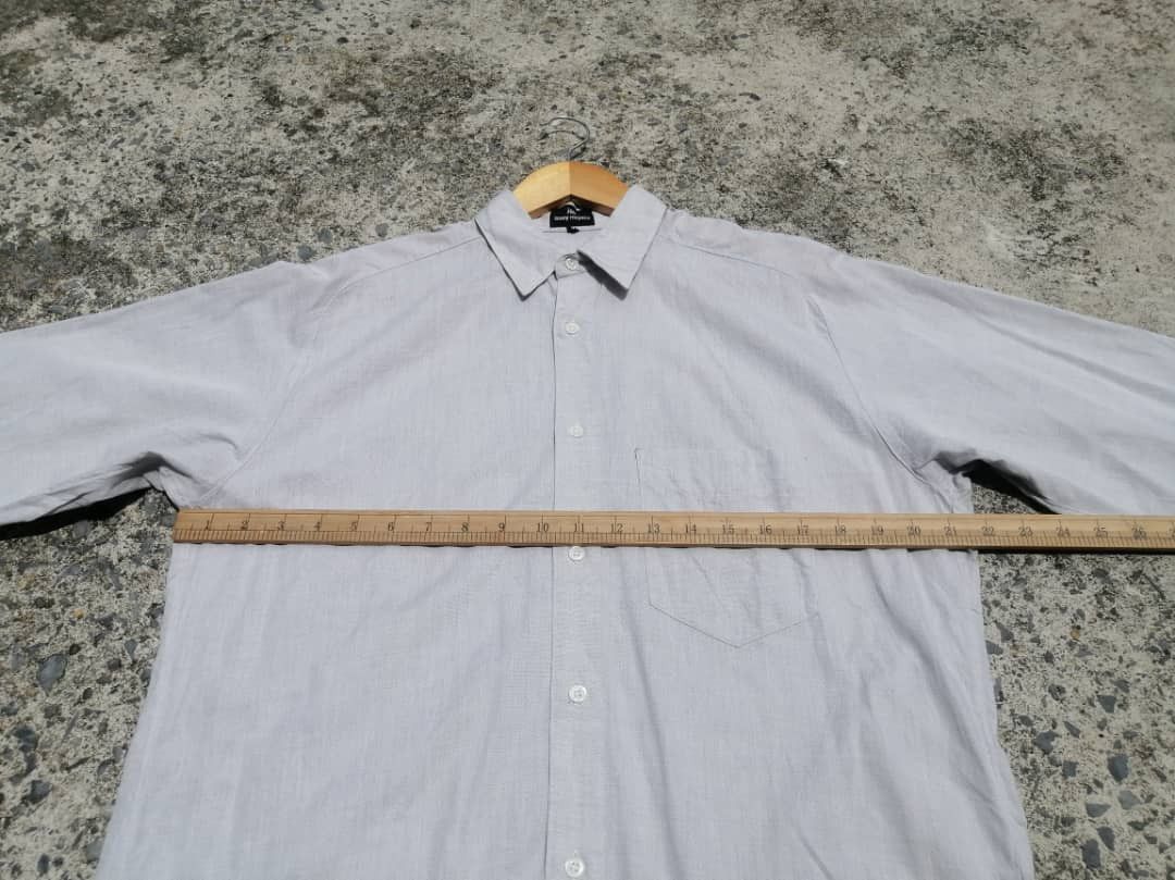 Issey Miyake Issey Miyake Basic Plain Longsleeve Buttons Shirt Size US M / EU 48-50 / 2 - 2 Thumbnail