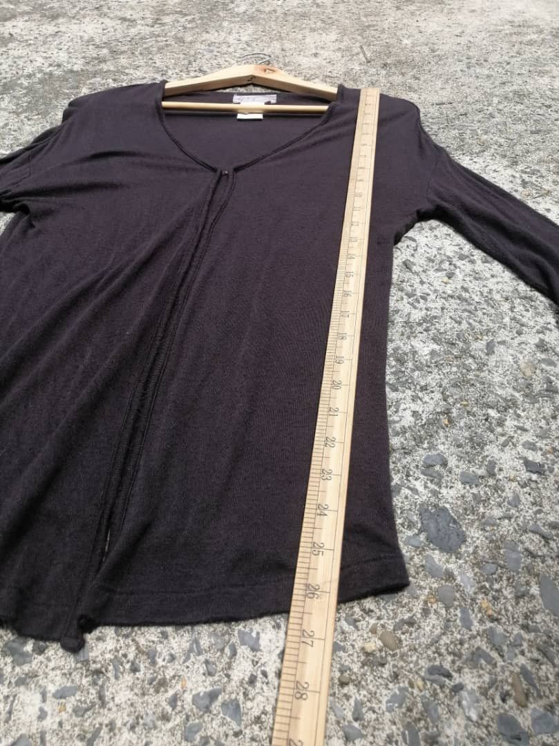 Yohji Yamamoto Yohji Yamamoto Plain Longsleeve Shirt Size S / US 4 / IT 40 - 4 Thumbnail