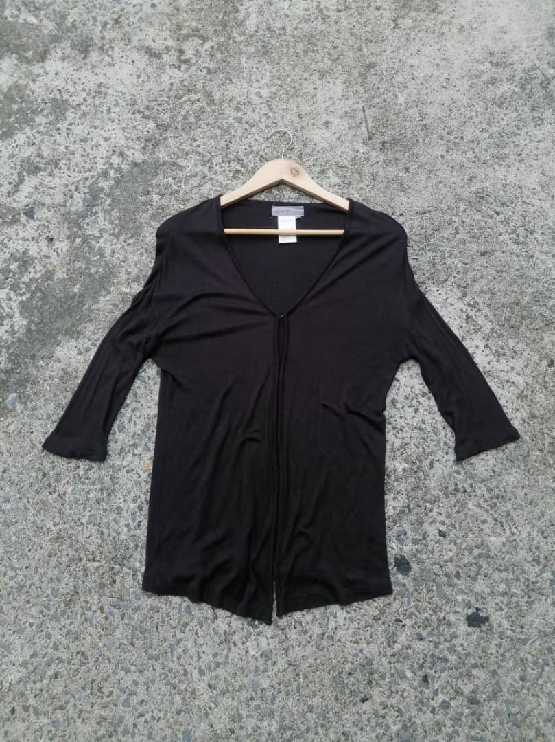 Yohji Yamamoto Yohji Yamamoto Plain Longsleeve Shirt Size S / US 4 / IT 40 - 1 Thumbnail