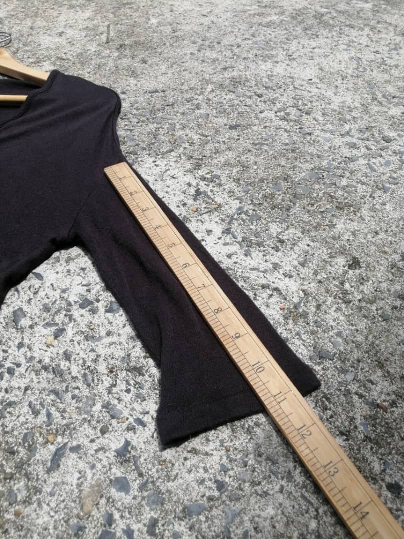 Yohji Yamamoto Yohji Yamamoto Plain Longsleeve Shirt Size S / US 4 / IT 40 - 5 Thumbnail