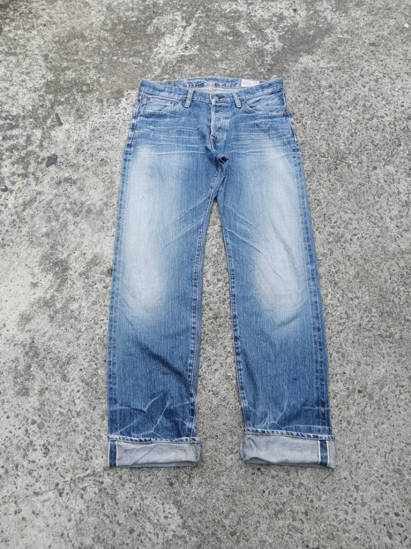 Japanese Brand Barack Selvedge Fly Button Denim Jeans Size US 32 / EU 48 - 1 Thumbnail