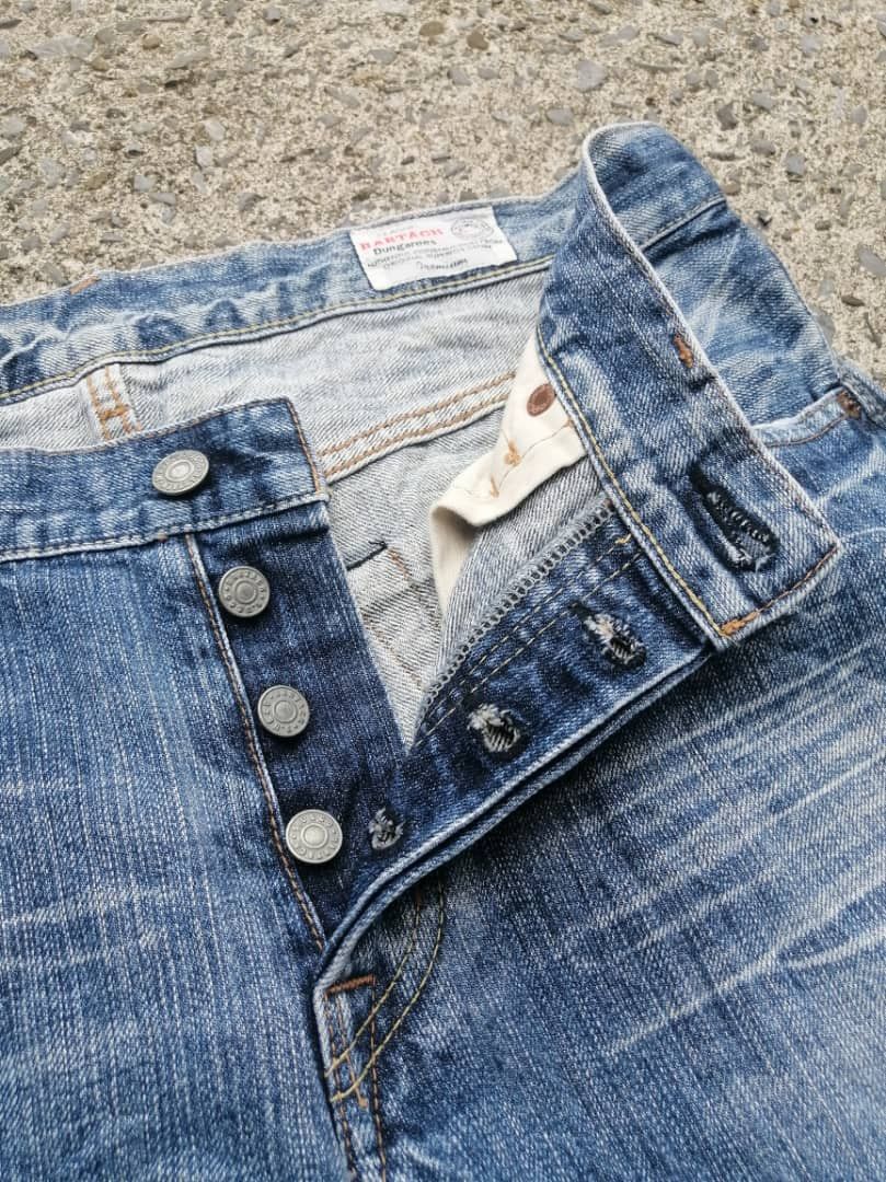 Japanese Brand Barack Selvedge Fly Button Denim Jeans Size US 32 / EU 48 - 3 Thumbnail