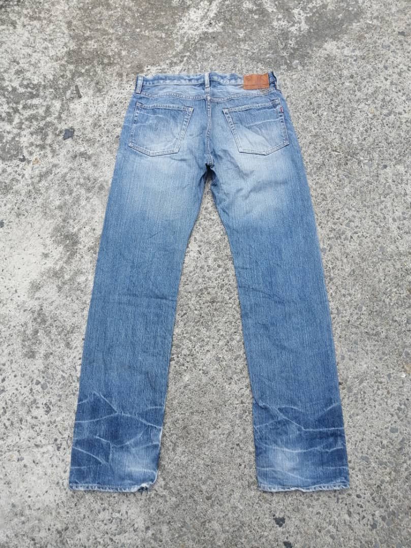 Japanese Brand Barack Selvedge Fly Button Denim Jeans Size US 32 / EU 48 - 2 Thumbnail