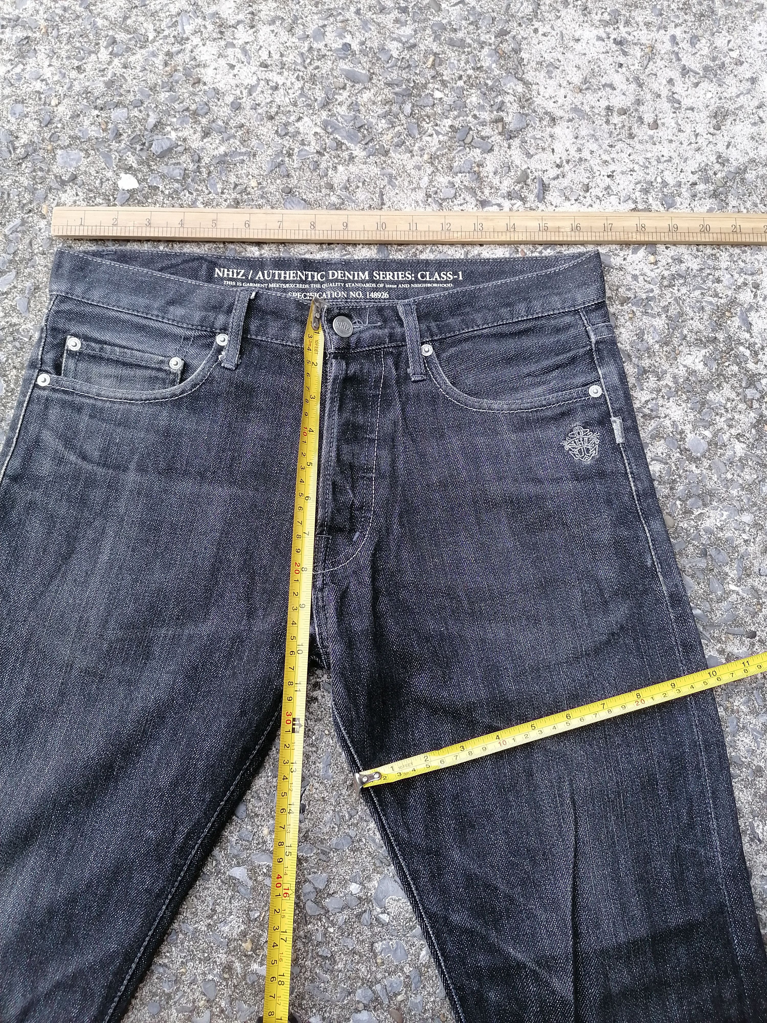 Neighborhood Neighborhood Izzue Plus Regular Straight Selvedge Jeans Size US 32 / EU 48 - 9 Thumbnail