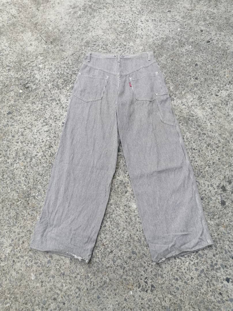 Japanese Brand Vintage Made In Japan Stripe Pants Size US 29 - 4 Thumbnail