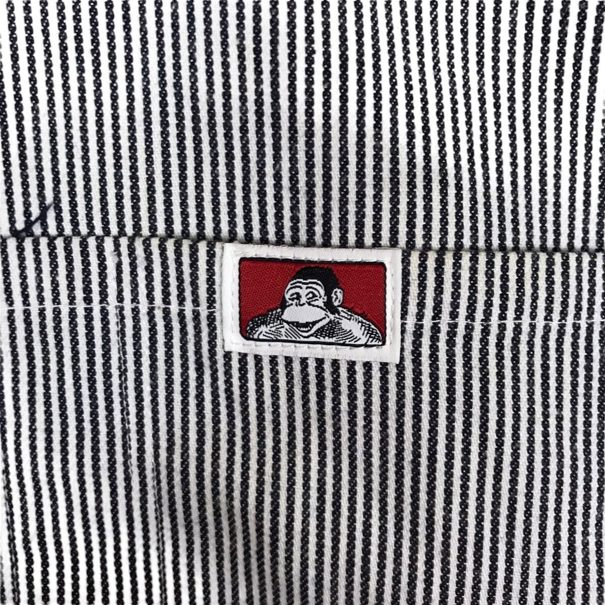 Ben Davis Vintage 90s BEN DAVIS Hickory Stripe Prisoner Pullover Size US XXL / EU 58 / 5 - 3 Thumbnail