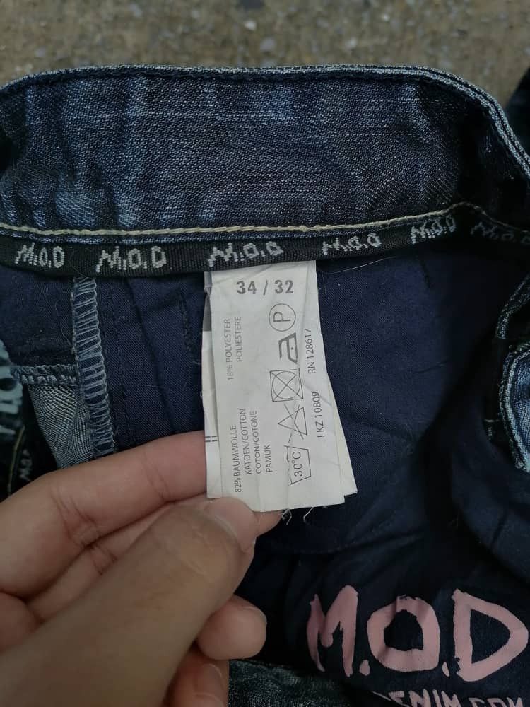 Designer Miracle Of Denim Danny Nos Jeans Size US 35 - 5 Thumbnail