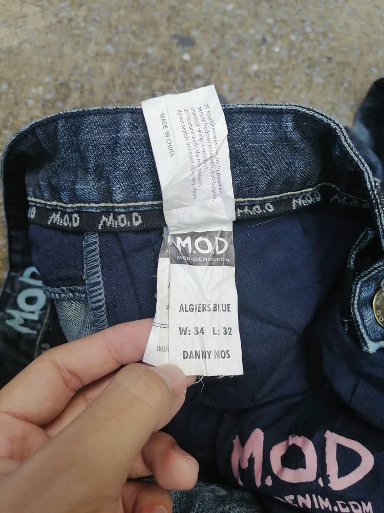 Designer Miracle Of Denim Danny Nos Jeans Size US 35 - 3 Thumbnail
