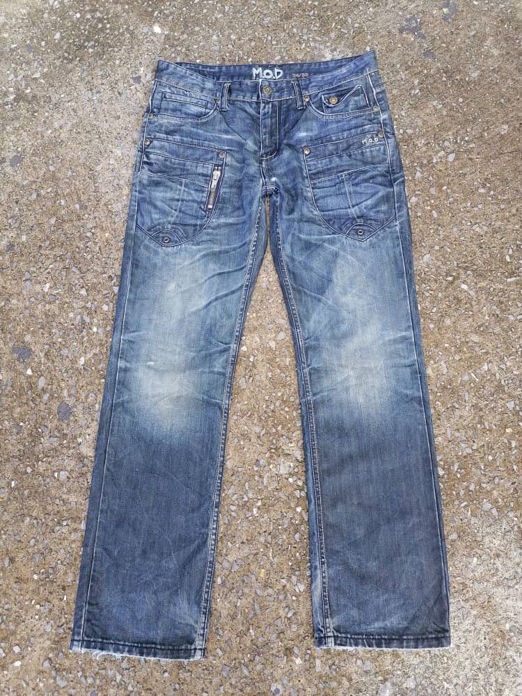 Designer Miracle Of Denim Danny Nos Jeans Size US 35 - 1 Thumbnail