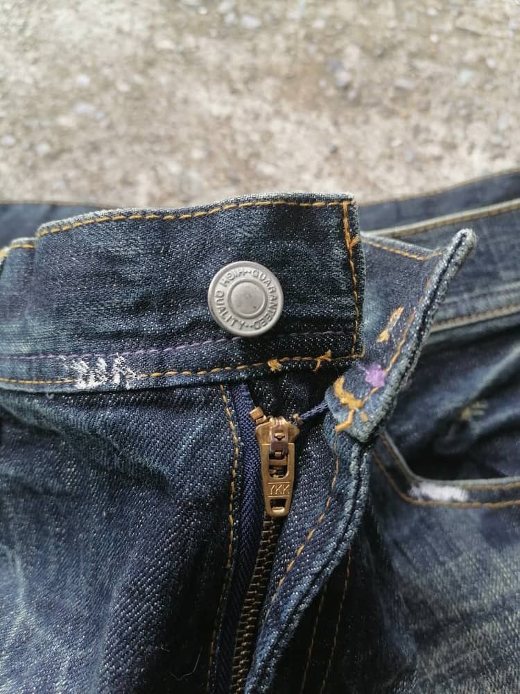 Other Distressed Denim Painted Splash Denim Jeans Size US 36 / EU 52 - 3 Thumbnail