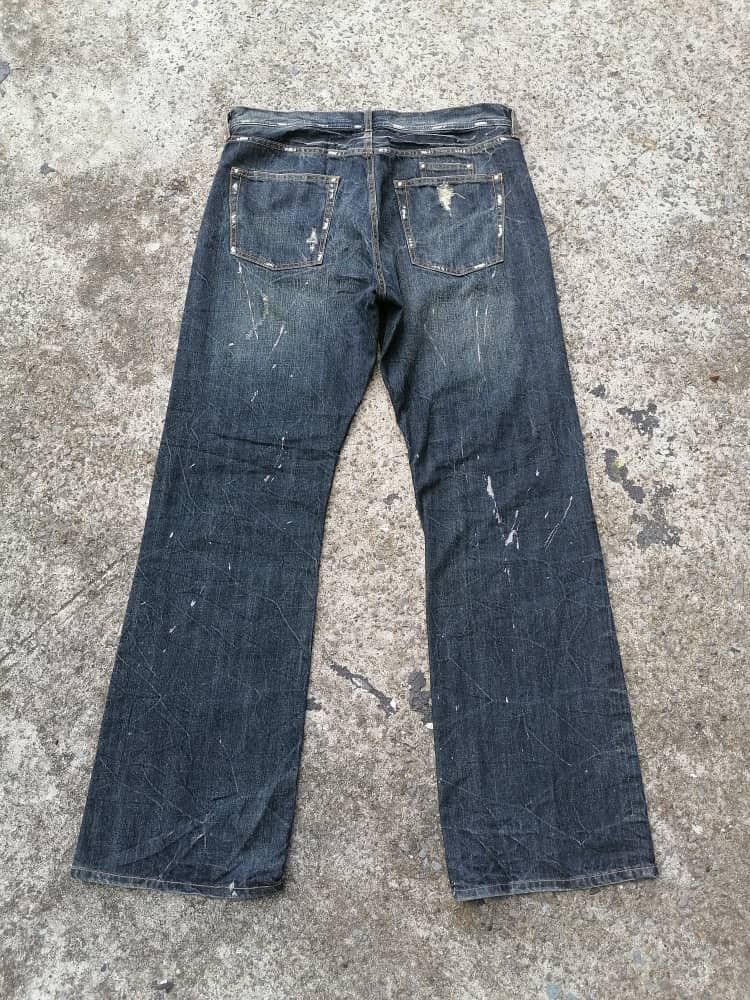 Other Distressed Denim Painted Splash Denim Jeans Size US 36 / EU 52 - 2 Thumbnail
