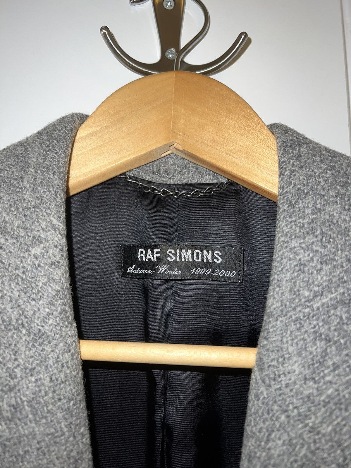 Raf Simons Raf simons grey coat fw 1999 Size US M / EU 48-50 / 2 - 9 Thumbnail