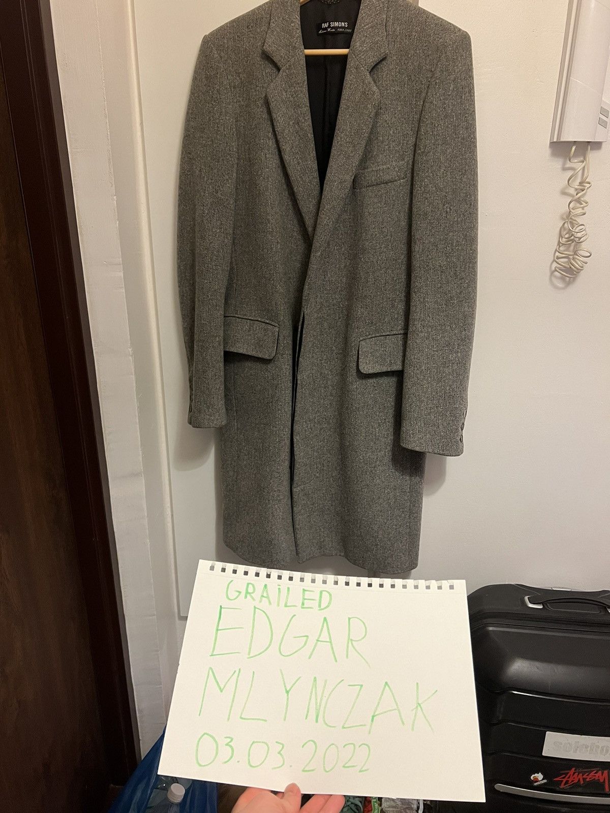 Raf Simons Raf simons grey coat fw 1999 Size US M / EU 48-50 / 2 - 12 Thumbnail