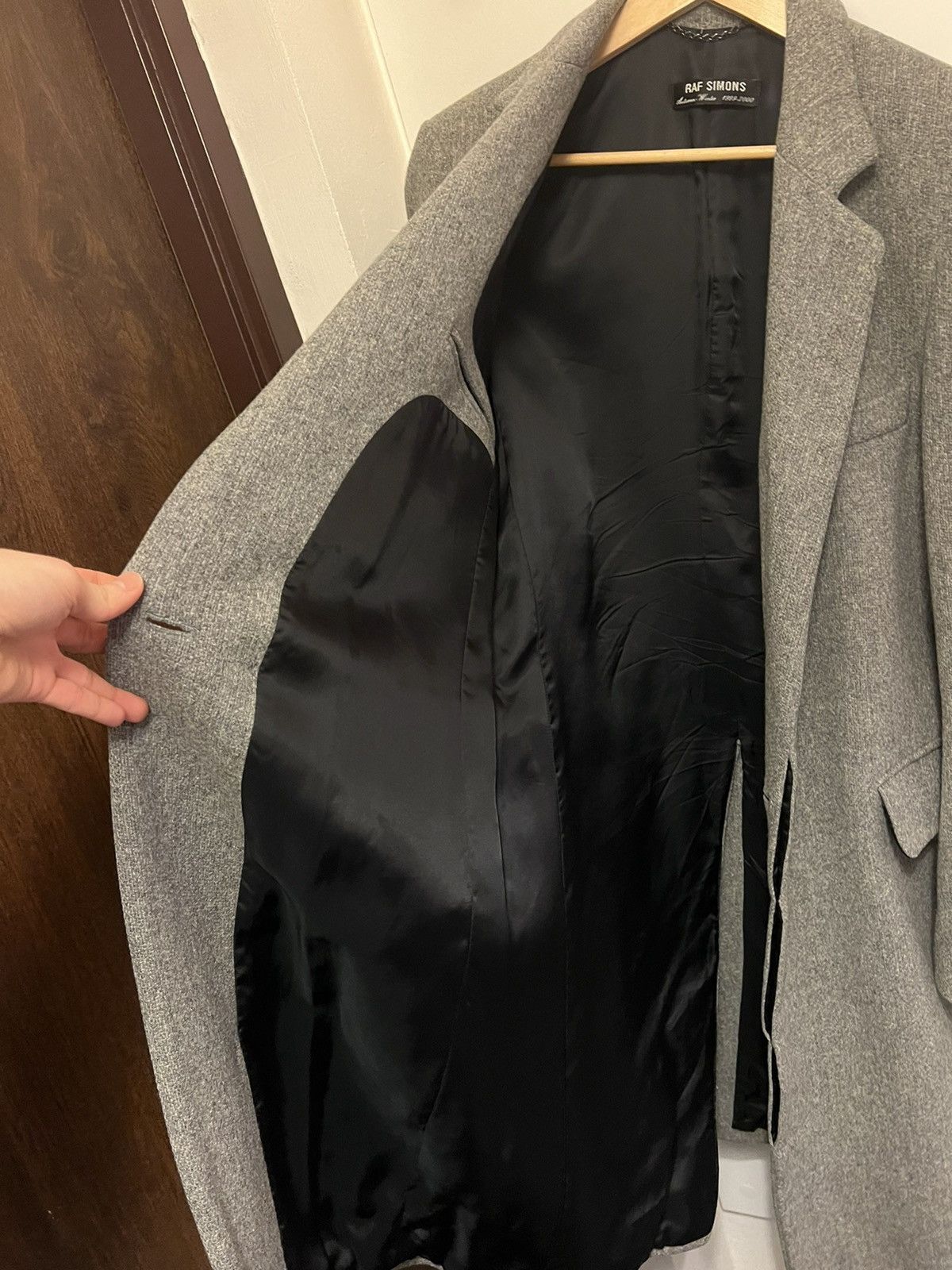 Raf Simons Raf simons grey coat fw 1999 Size US M / EU 48-50 / 2 - 10 Thumbnail