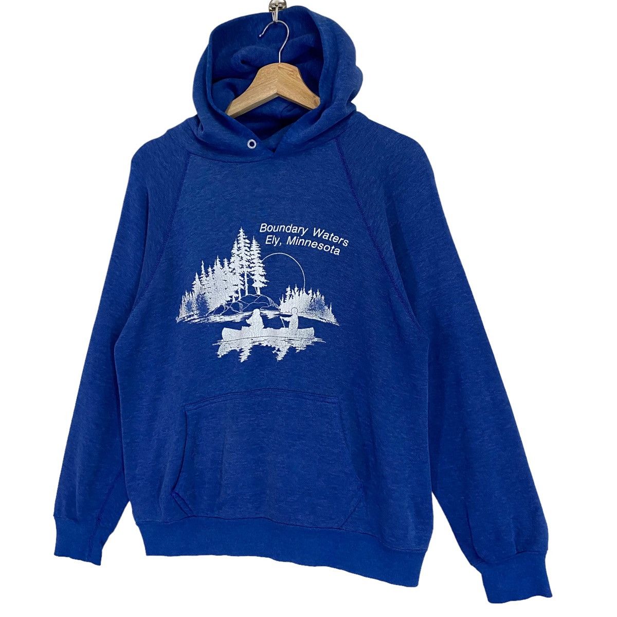 Vintage Vintage 90s Boundary Waters Ely Pullover Hoodies Size S Size US S / EU 44-46 / 1 - 2 Thumbnail