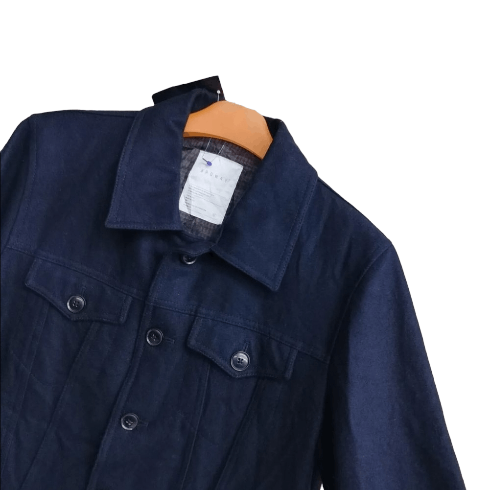 Hysteric Glamour Browny Japan Suede Jacket Navy Size US M / EU 48-50 / 2 - 4 Thumbnail