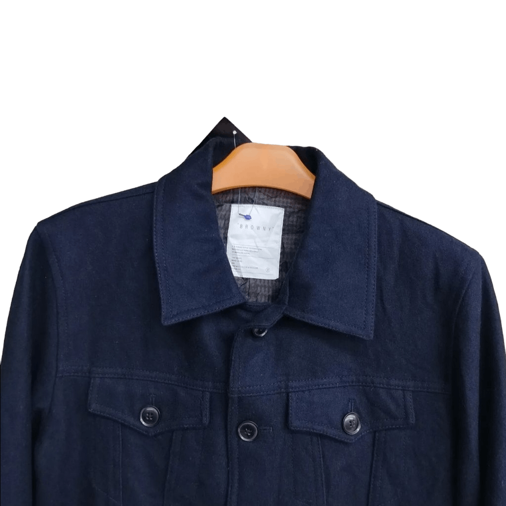 Hysteric Glamour Browny Japan Suede Jacket Navy Size US M / EU 48-50 / 2 - 3 Thumbnail