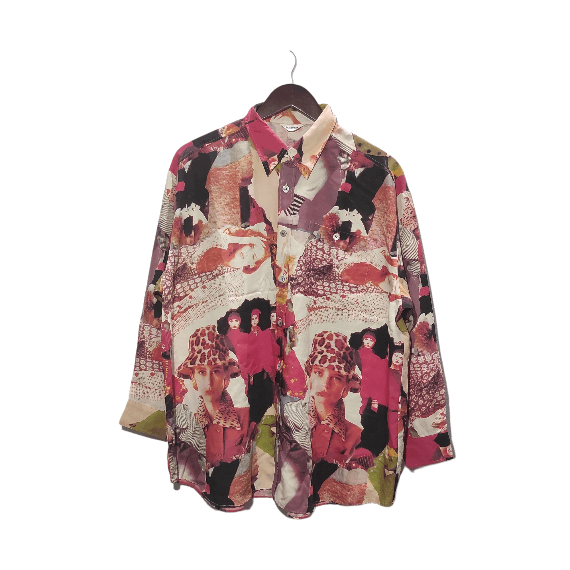 Japanese Brand Rare Vintage AOP Full Print Rich Cresson shirt Size US L / EU 52-54 / 3 - 1 Thumbnail