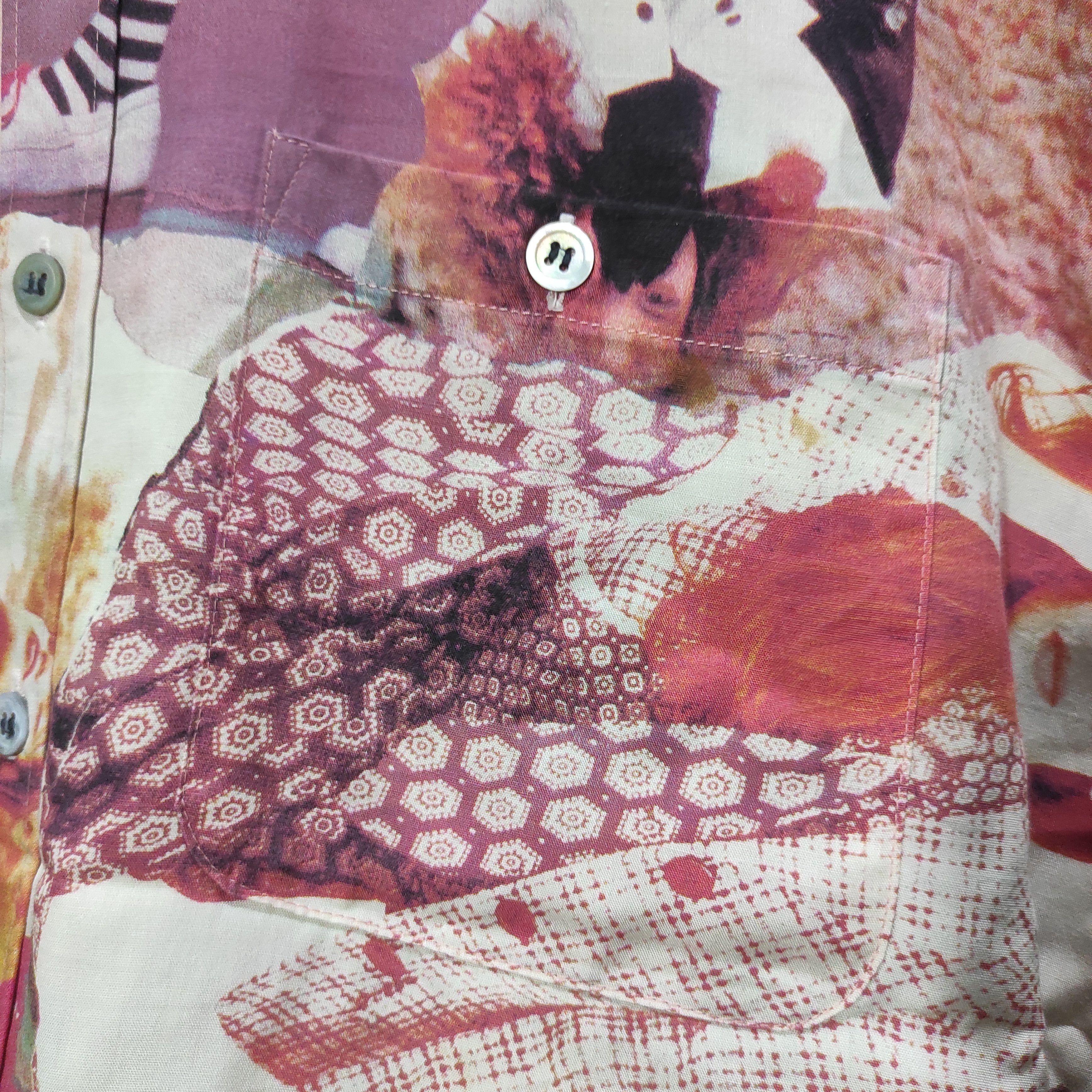 Japanese Brand Rare Vintage AOP Full Print Rich Cresson shirt Size US L / EU 52-54 / 3 - 15 Thumbnail