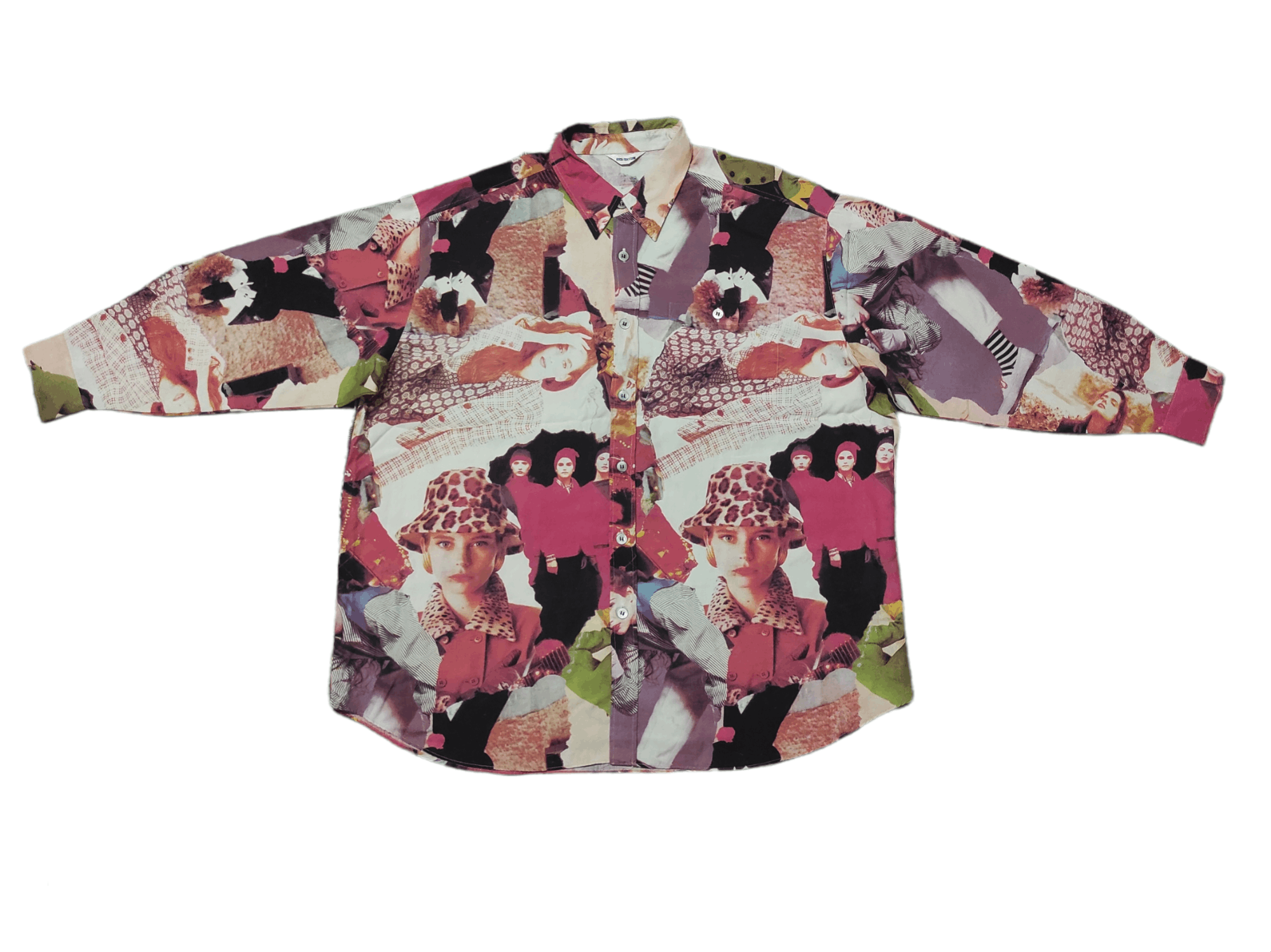 Japanese Brand Rare Vintage AOP Full Print Rich Cresson shirt Size US L / EU 52-54 / 3 - 2 Thumbnail