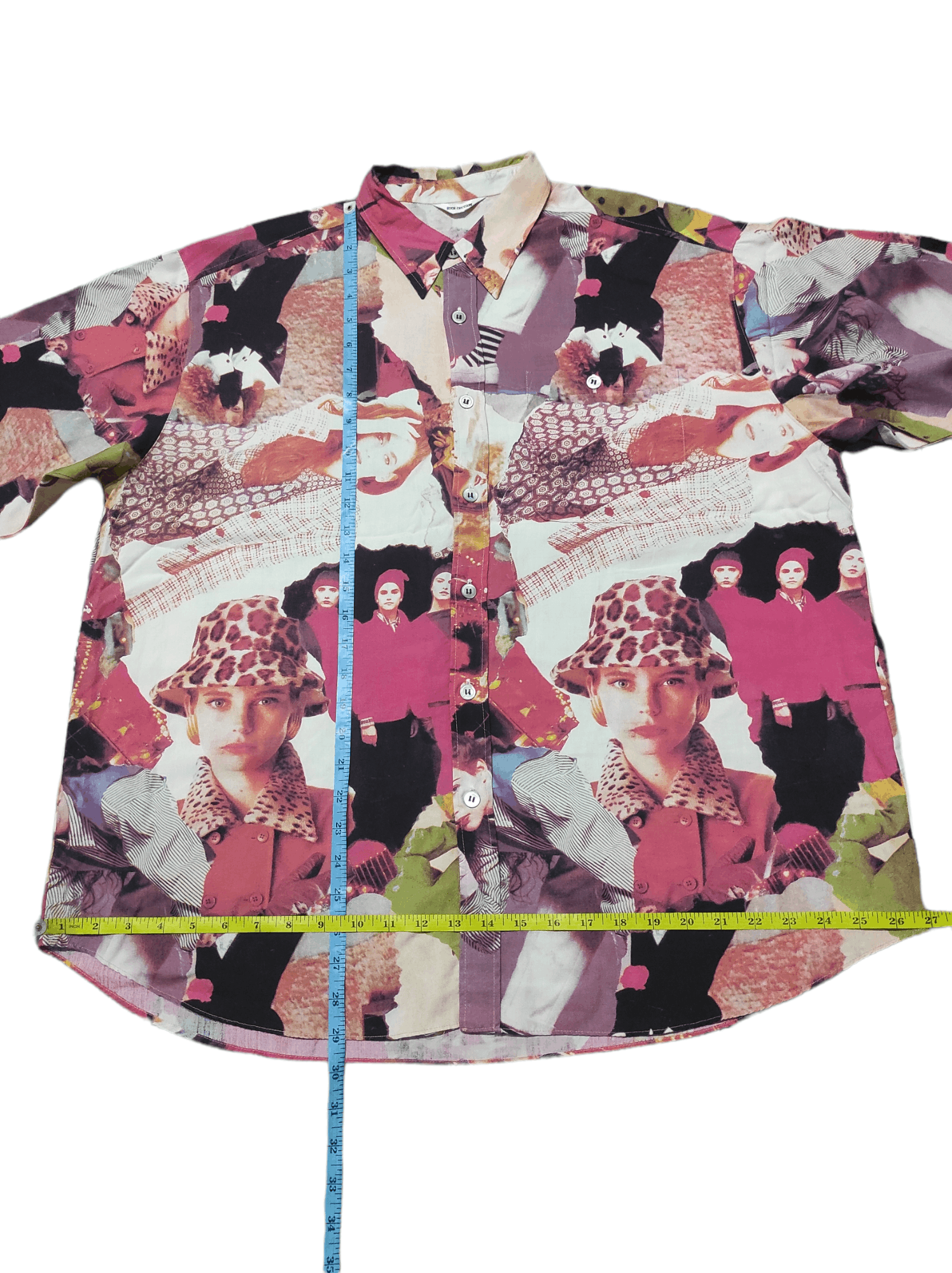 Japanese Brand Rare Vintage AOP Full Print Rich Cresson shirt Size US L / EU 52-54 / 3 - 7 Thumbnail
