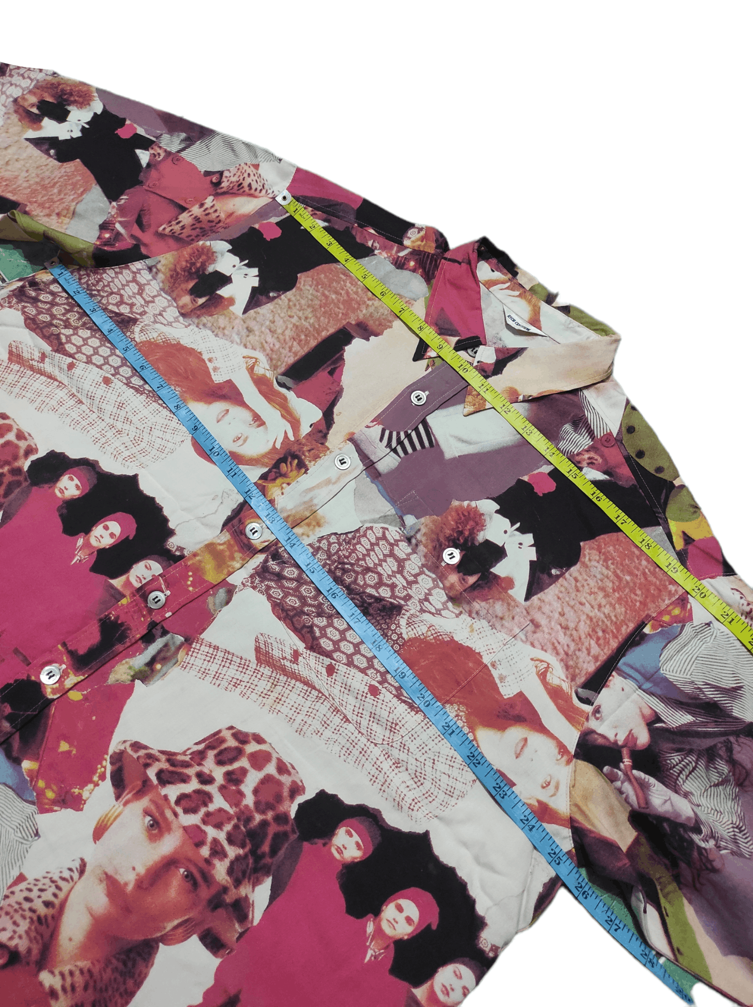 Japanese Brand Rare Vintage AOP Full Print Rich Cresson shirt Size US L / EU 52-54 / 3 - 6 Thumbnail