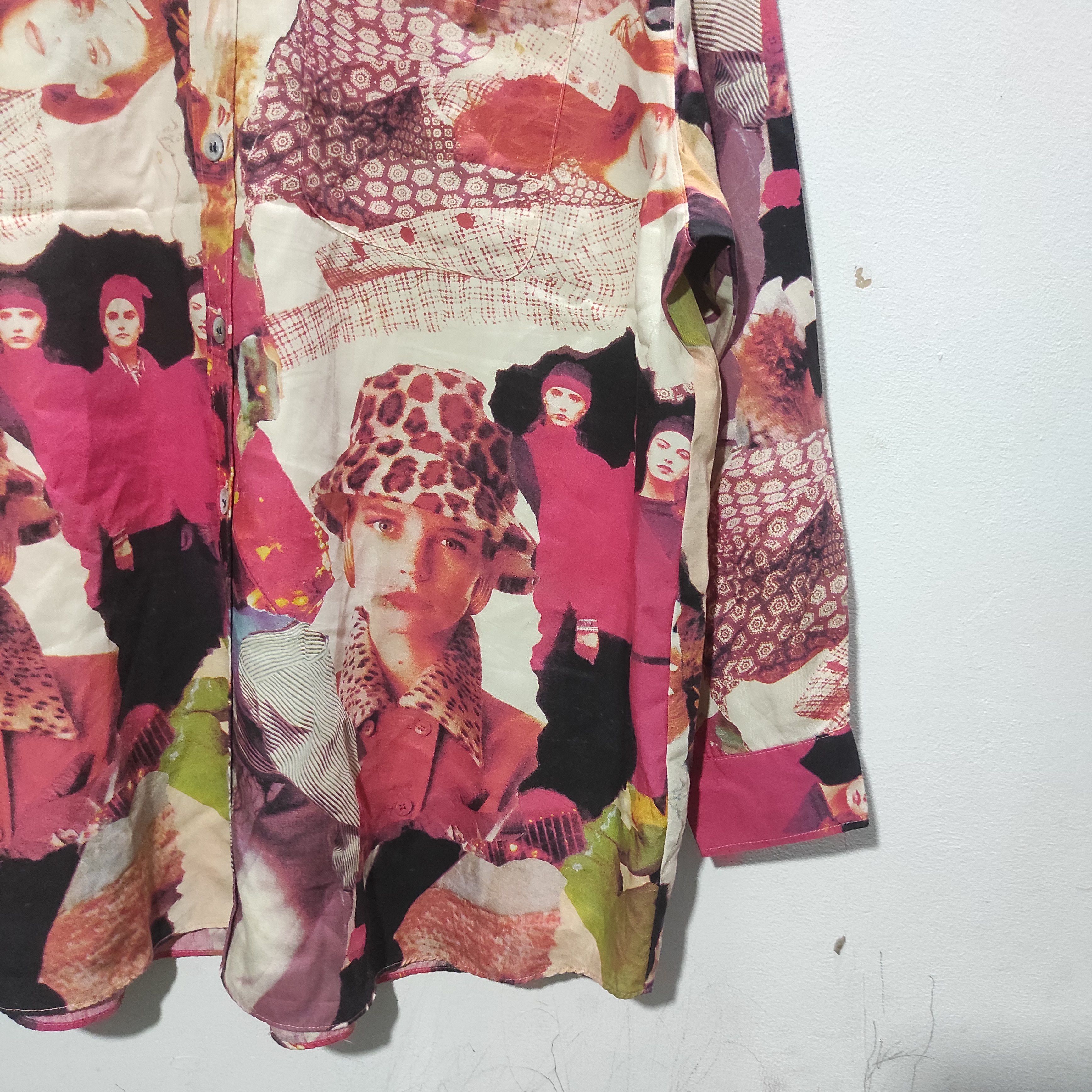 Japanese Brand Rare Vintage AOP Full Print Rich Cresson shirt Size US L / EU 52-54 / 3 - 11 Thumbnail