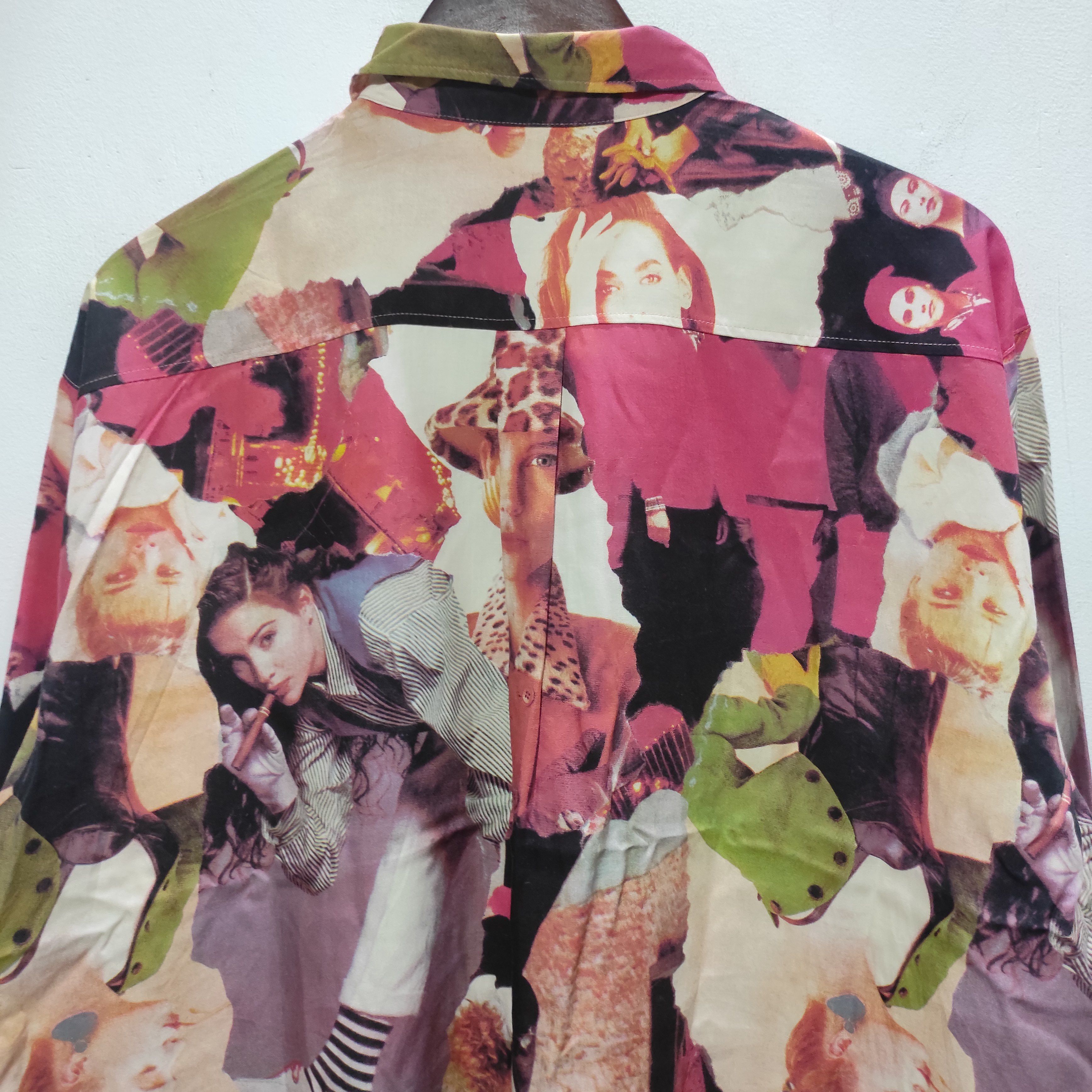 Japanese Brand Rare Vintage AOP Full Print Rich Cresson shirt Size US L / EU 52-54 / 3 - 24 Thumbnail