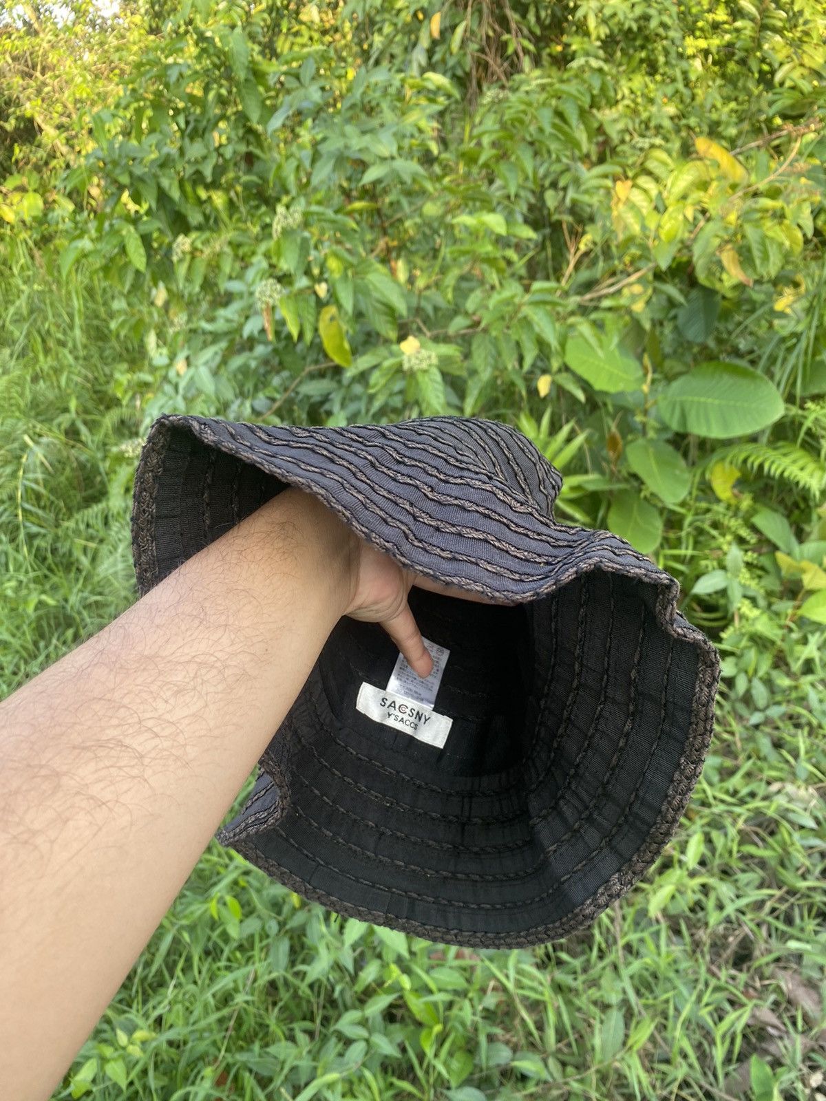Japanese Brand 💸BINDINGOFFER💸Y'saccs Yohji Yamamoto Buckethat Flower Black Size ONE SIZE - 2 Thumbnail