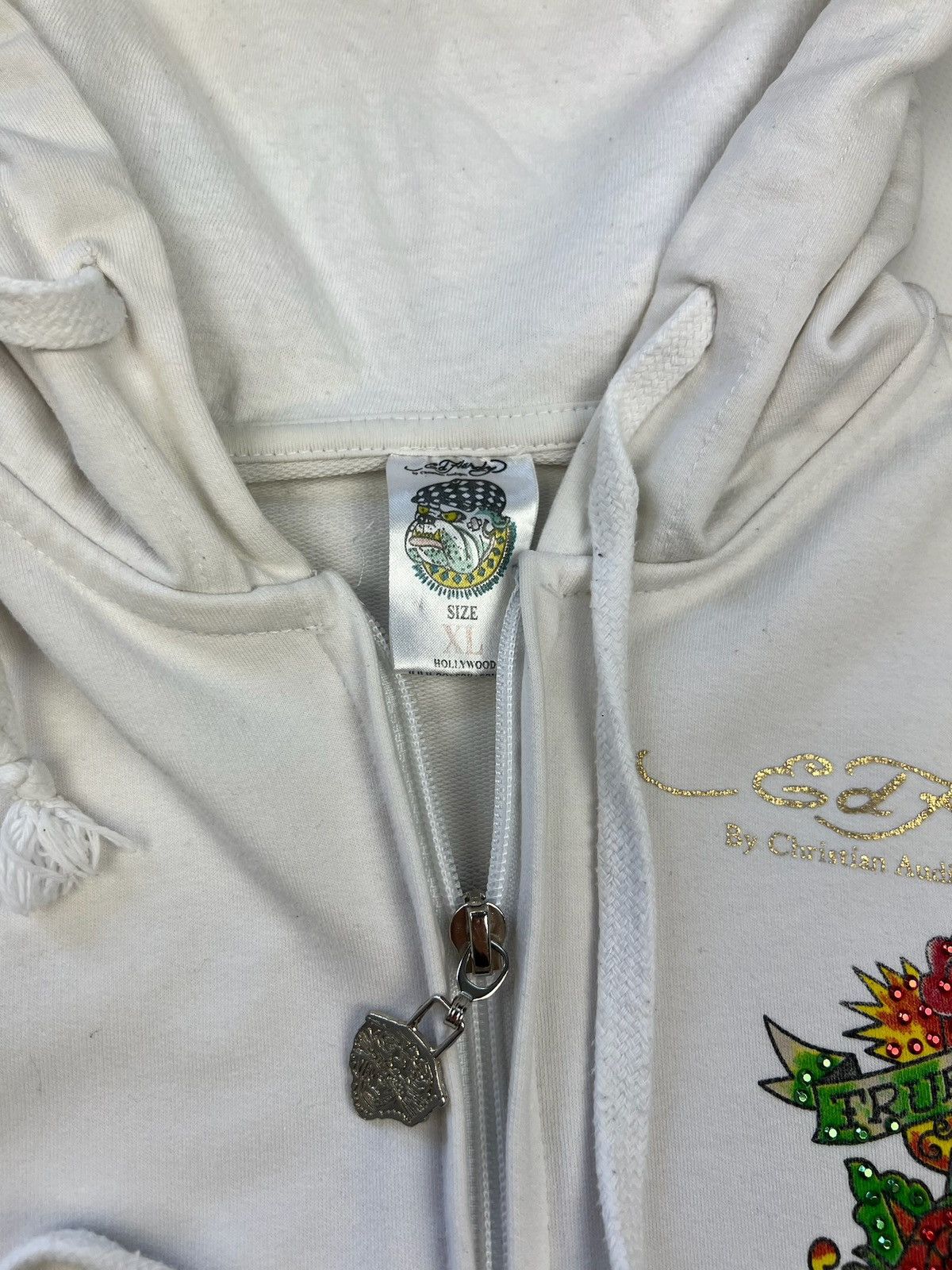 Christian Audigier × Ed Hardy × Vintage vintage Ed Hardy y2k zip hoodie Size ONE SIZE - 8 Thumbnail