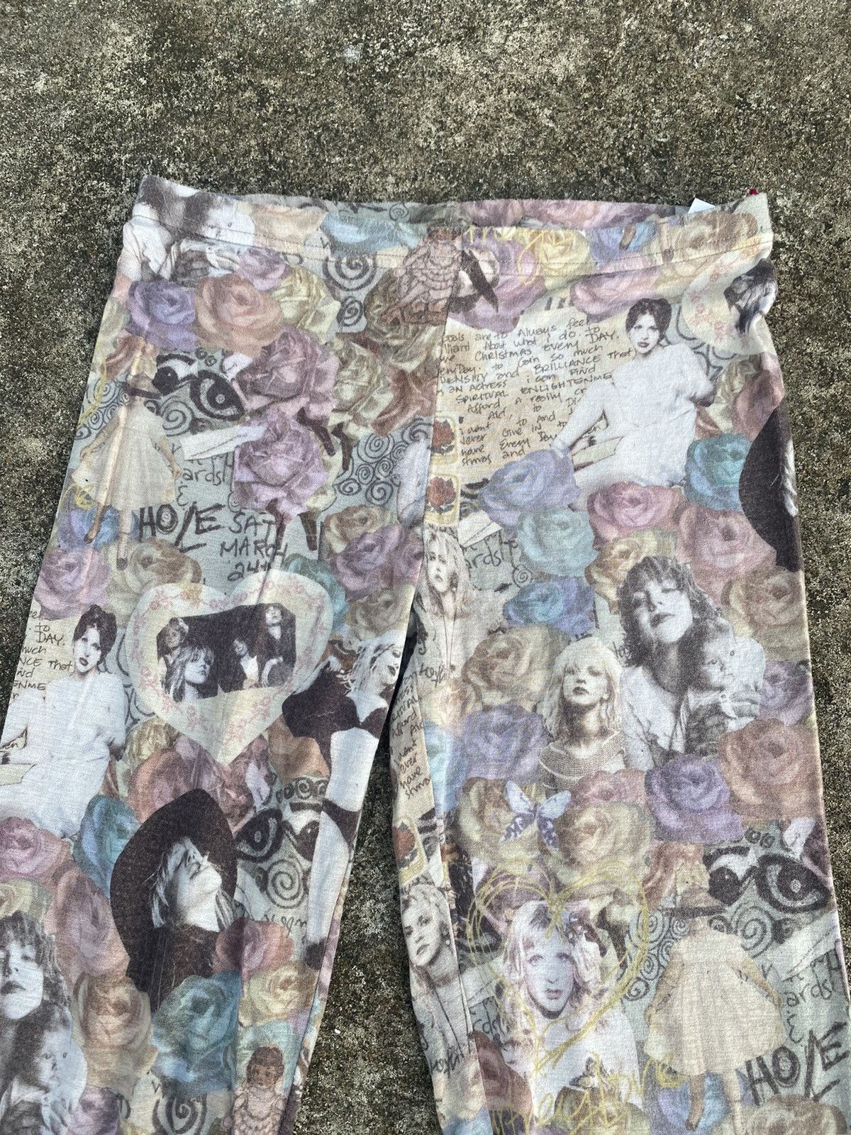 Hysteric Glamour 💸BINDINGOFFER💸Hystric Courtney LoveHole Leggings Kurt Cobain Size 29" - 3 Thumbnail