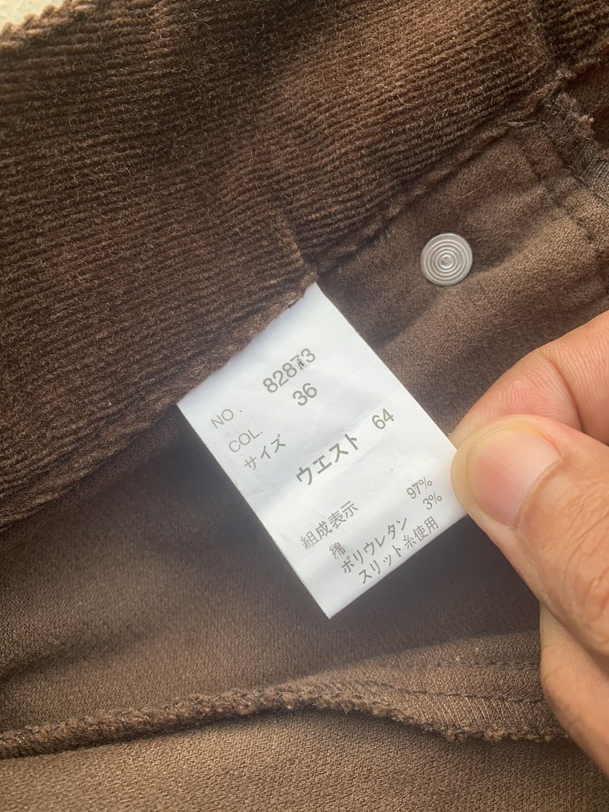 Other Jouer Aux Echecs Corduroy Short Pants Size 30" / US 8 / IT 44 - 9 Thumbnail