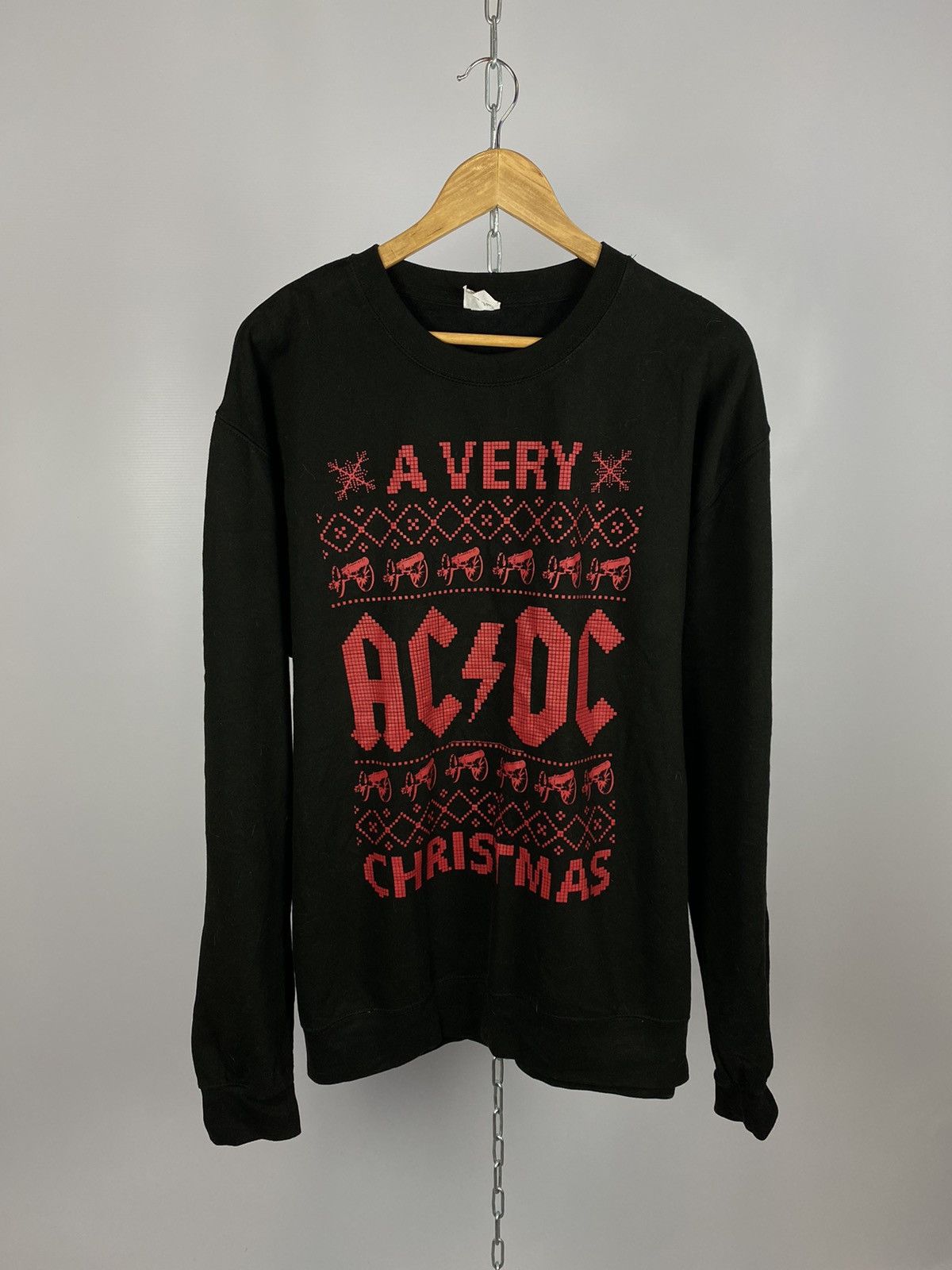 AC/DC Ac/Dc Christmas sweatshirt long sleeve rock band size XL Size US XL / EU 56 / 4 - 1 Thumbnail