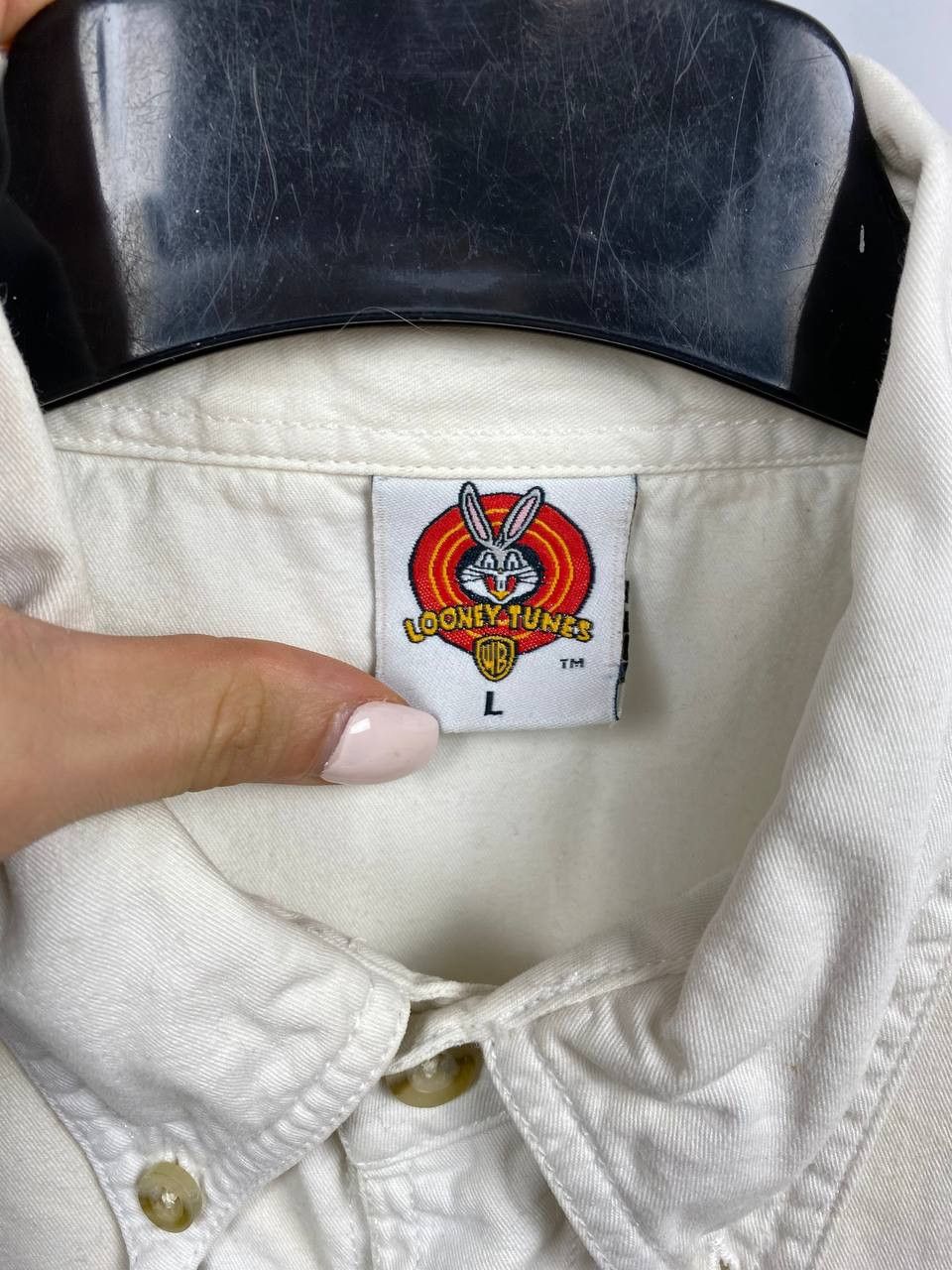 Vintage Looney Tunes 1997 vintage shirts short sleeve white size L Size US L / EU 52-54 / 3 - 3 Thumbnail