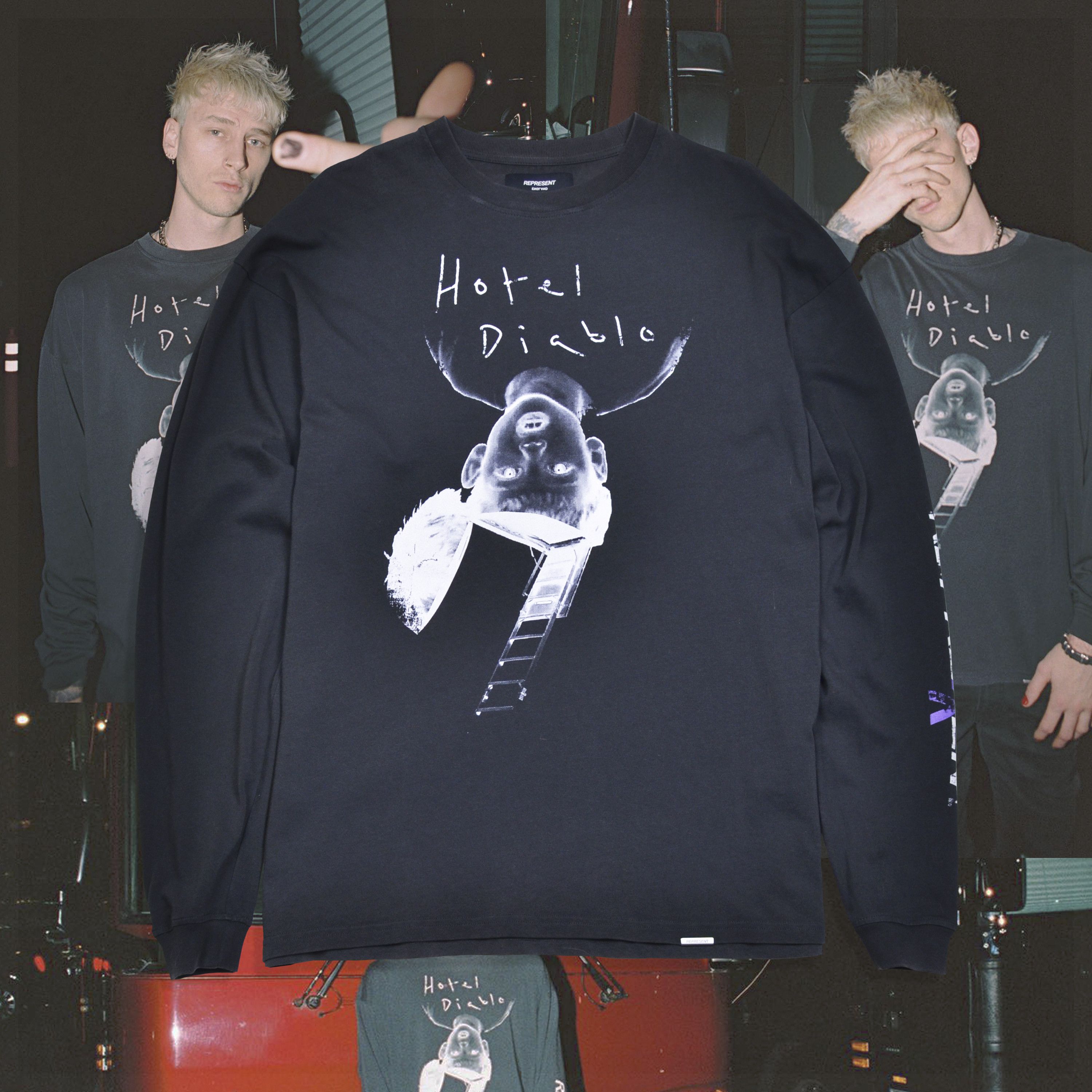 Mgk hoodie hotel discount diablo